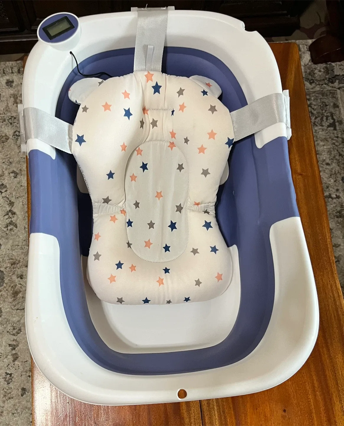 Foldable Baby Bathtub with Pad