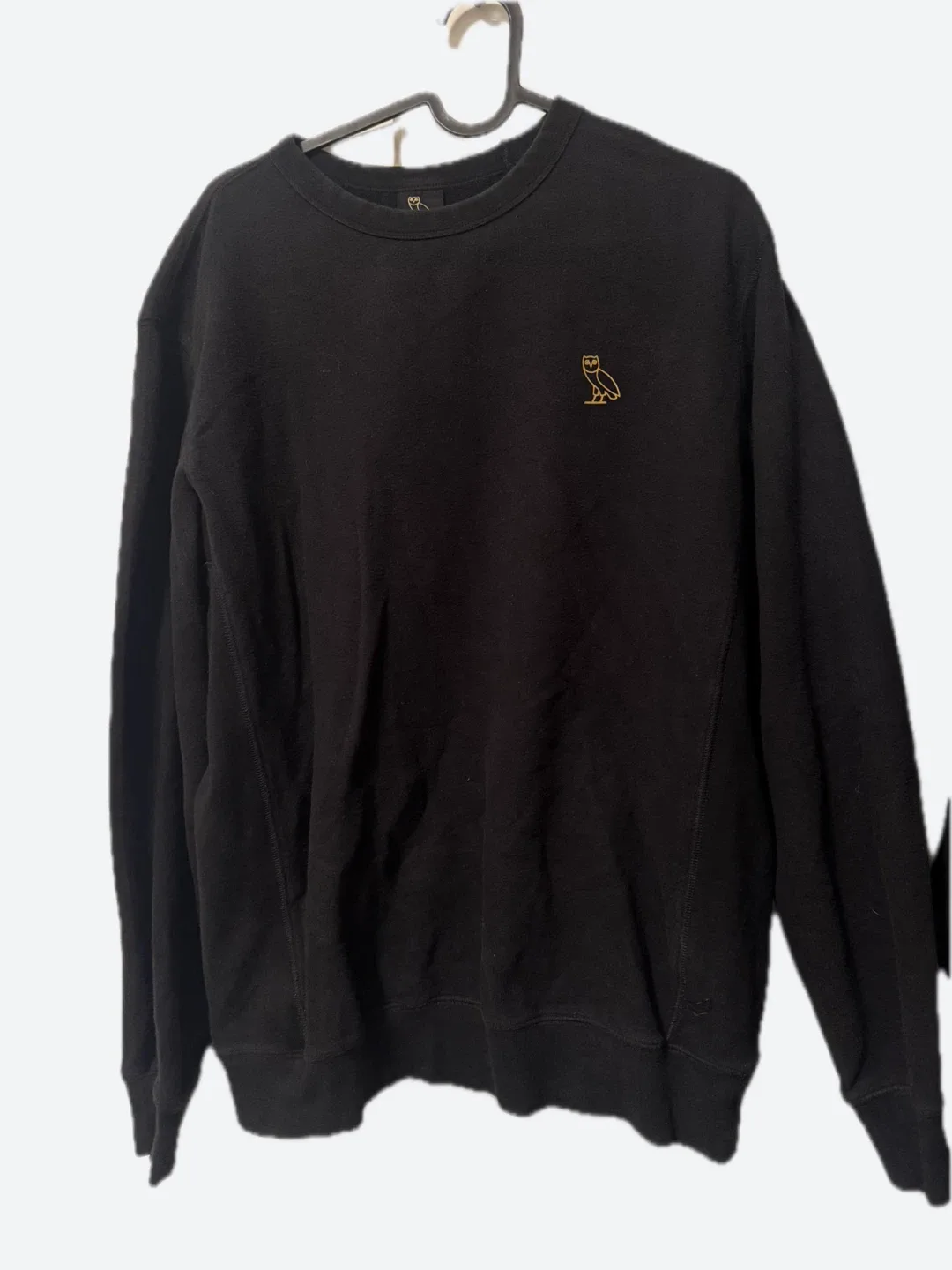 OVO Essentials Black Crewneck - Size Medium thumbnail