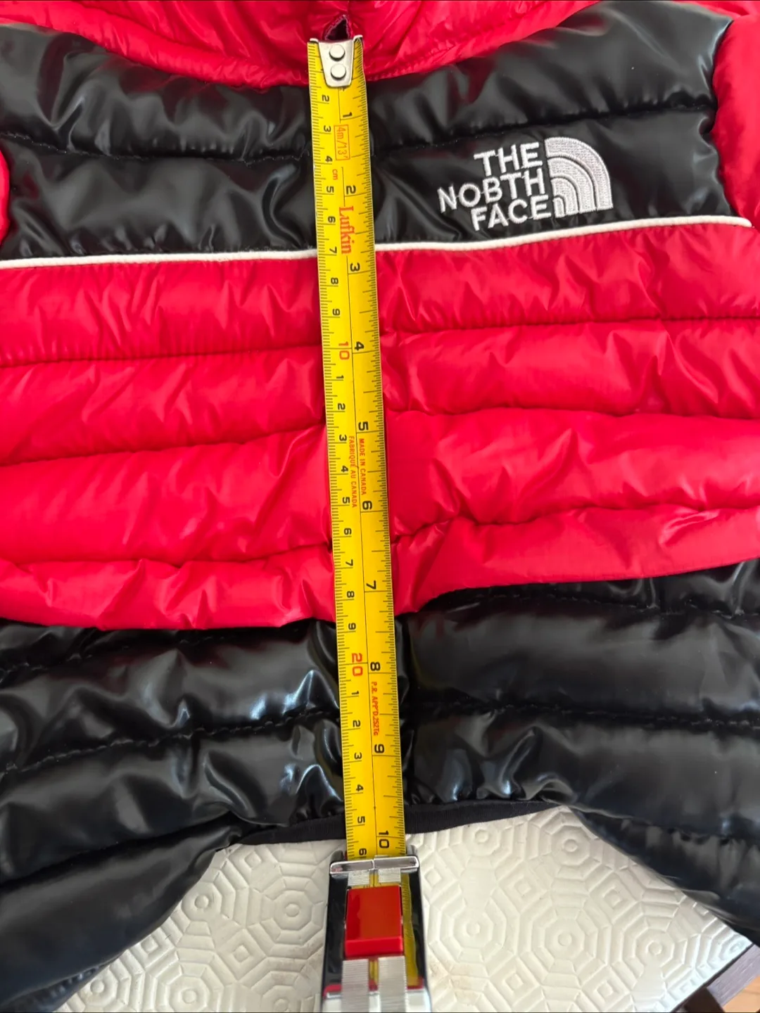 The Nobth Face Red & Black dog Puffer Dog Coat image indicator(4)