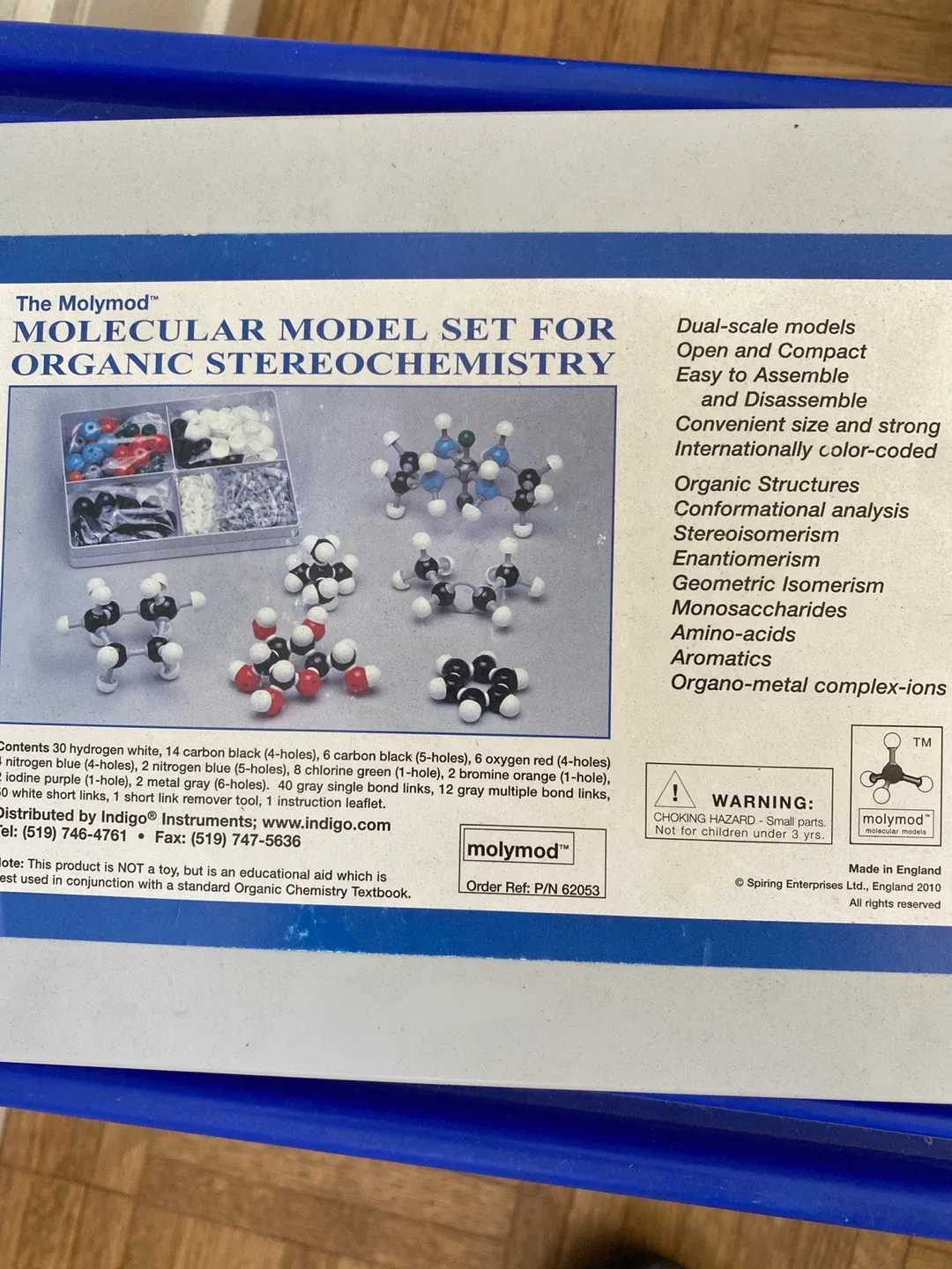 Molymod Molecular Model Set for Organic Stereochemistry thumbnail