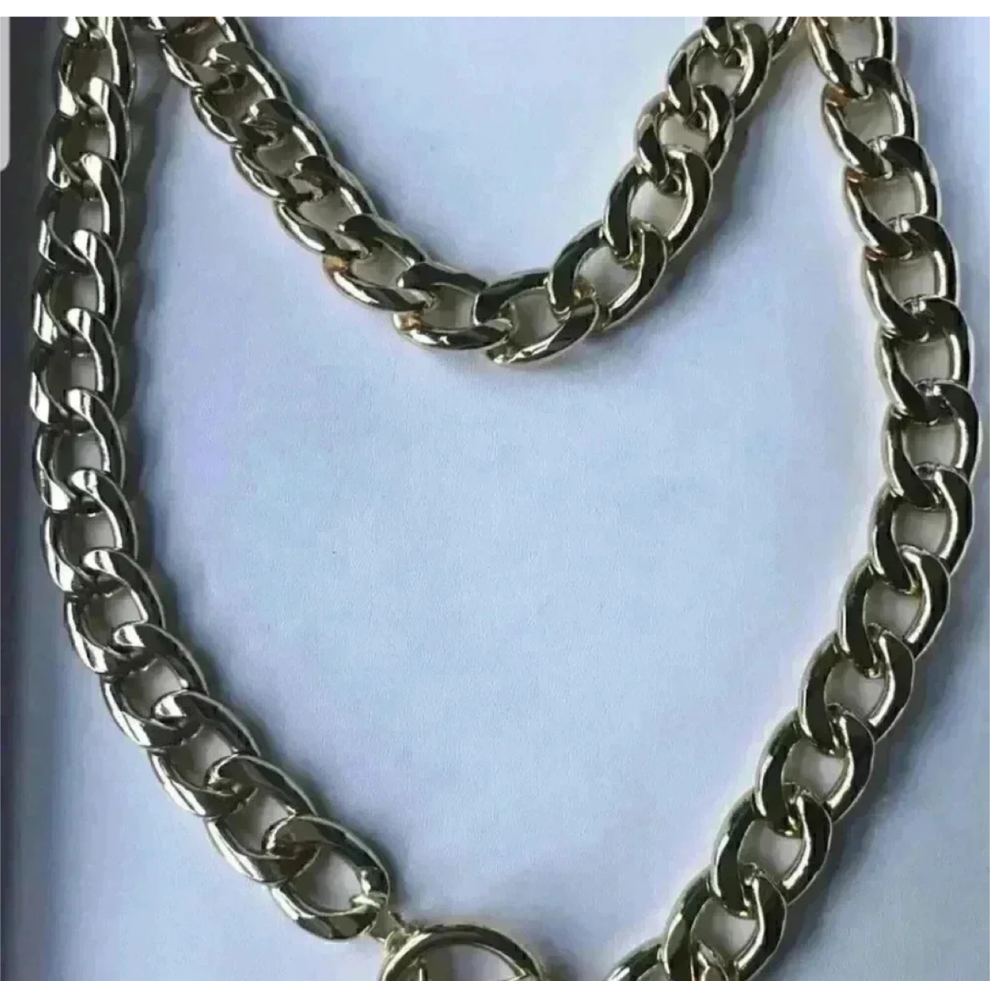 Gold-tone Chain Link Necklace - photo 4