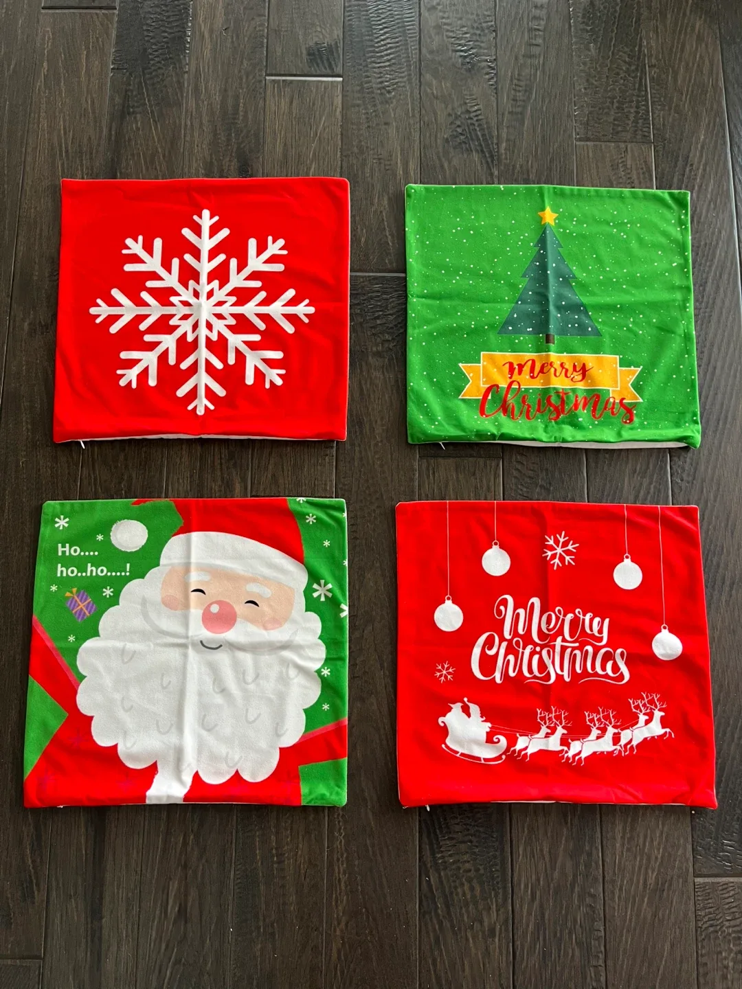 4 Christmas Pillow covers $6 EACH thumbnail
