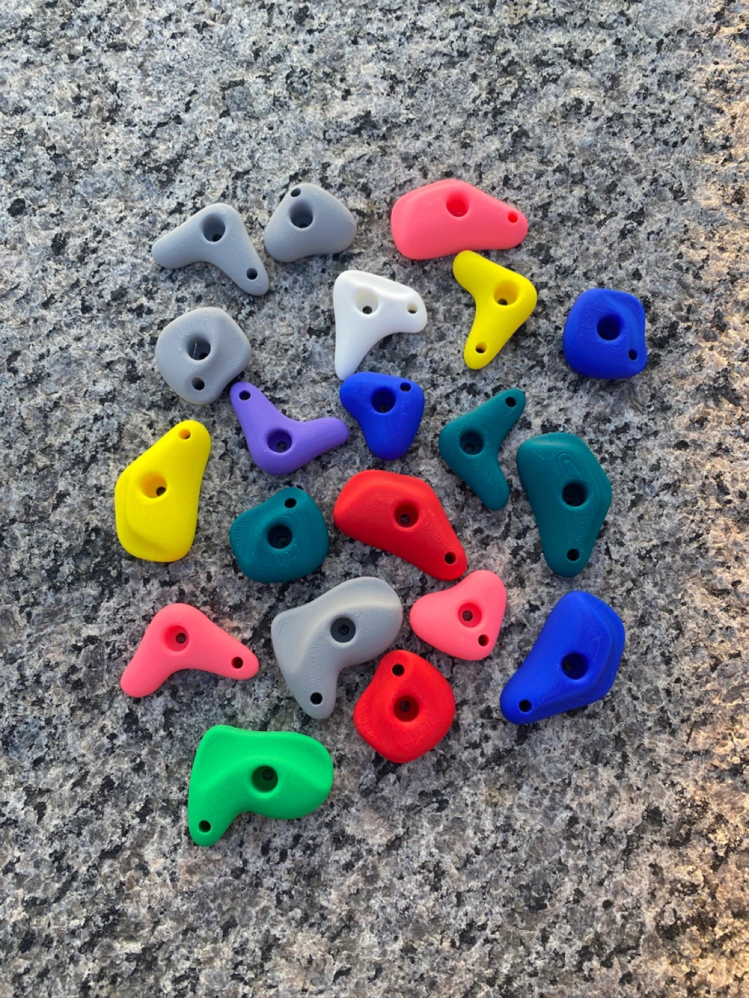 Rock climbing keychains