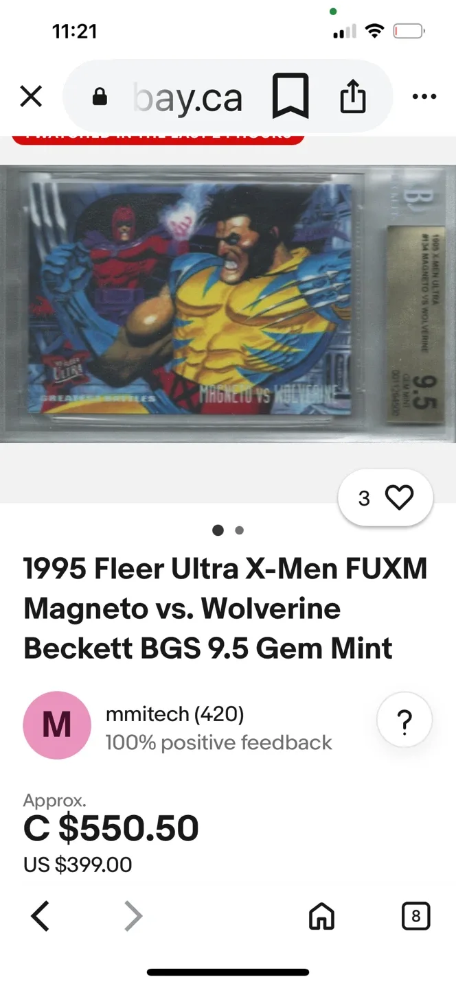 Vintage Sports & X-Men Trading Cards image indicator(3)