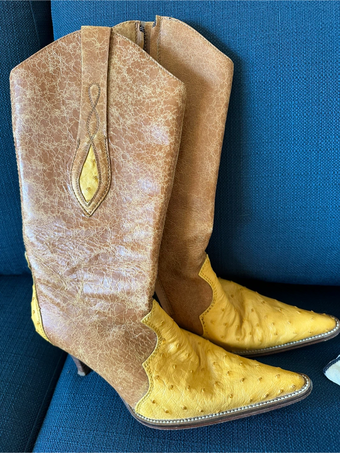 Frida Cuadra Western Boots Size 25 (8) - photo 2