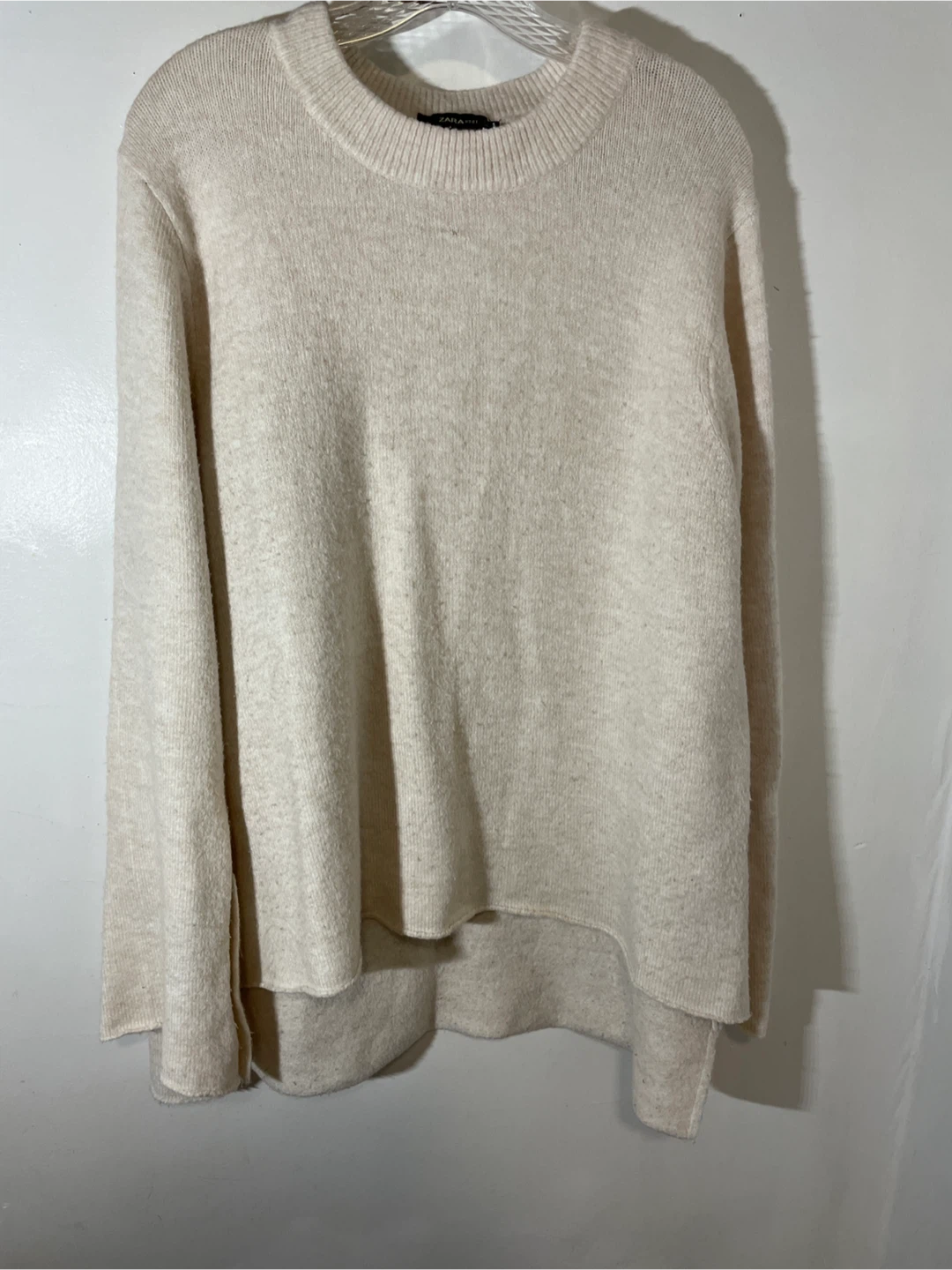 Zara Cream Knit Sweater - Size S - photo 2