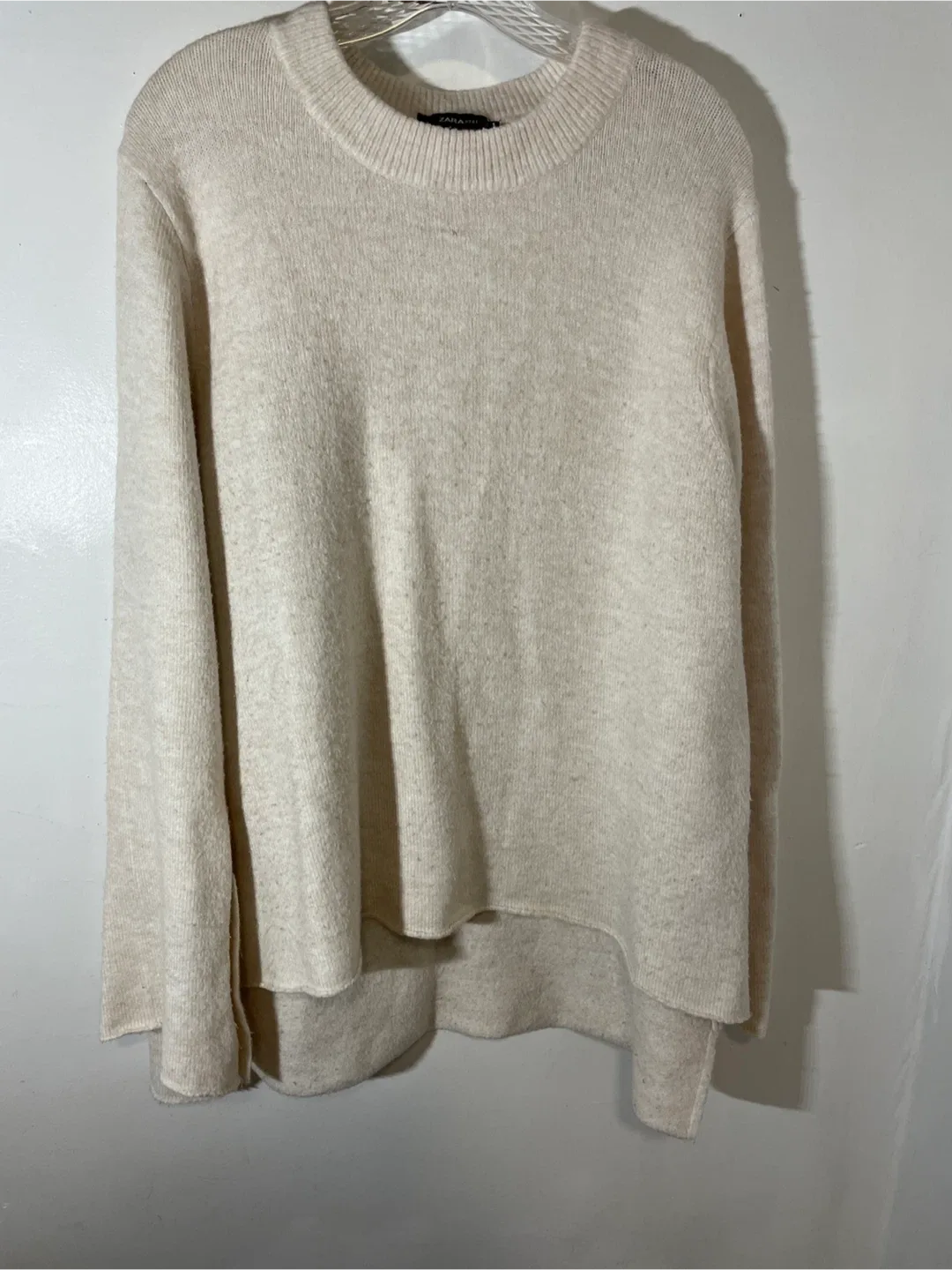 Zara Cream Knit Sweater - Size S image indicator(2)