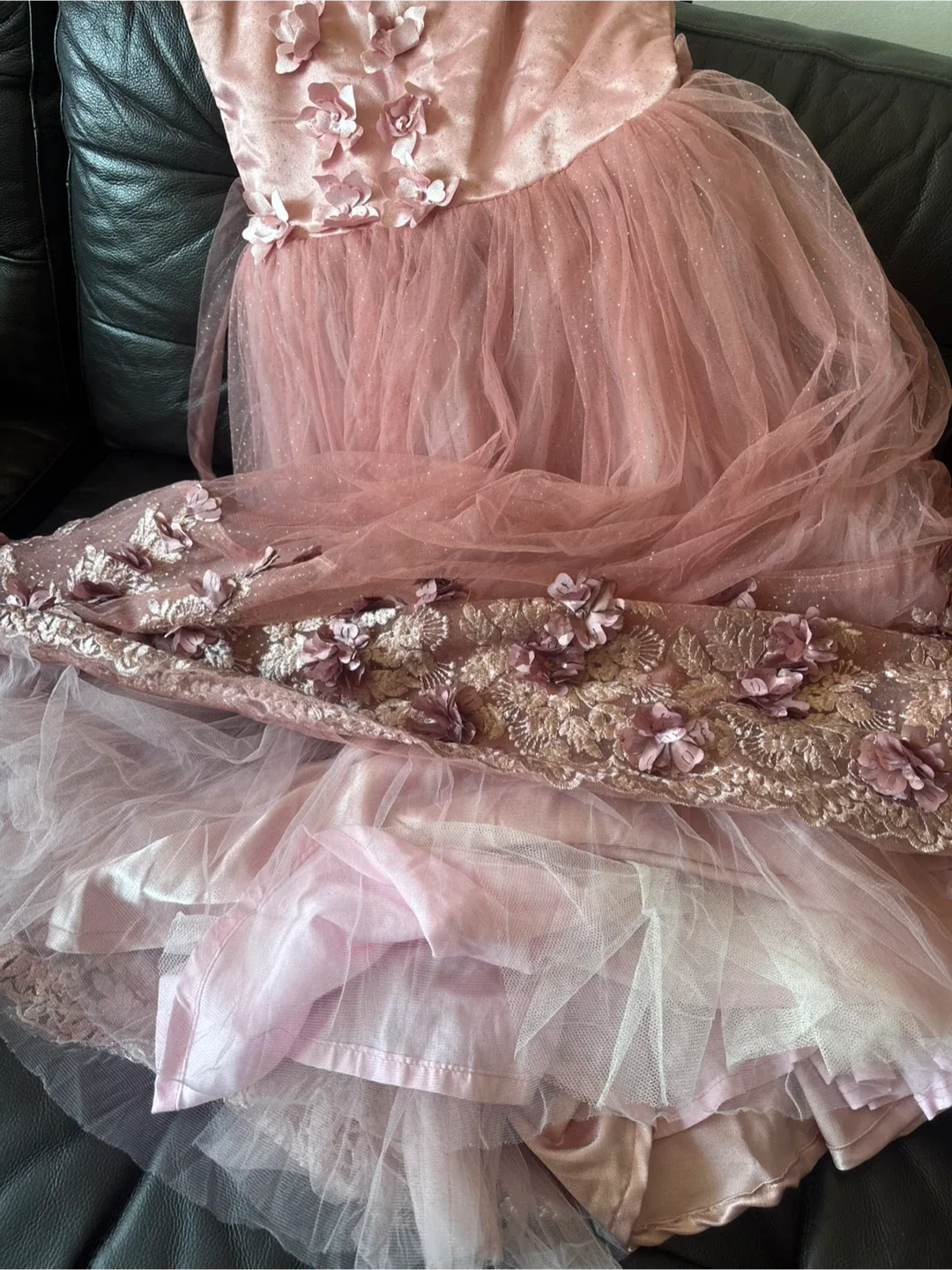 Pink Flower Girl Dress image indicator(5)