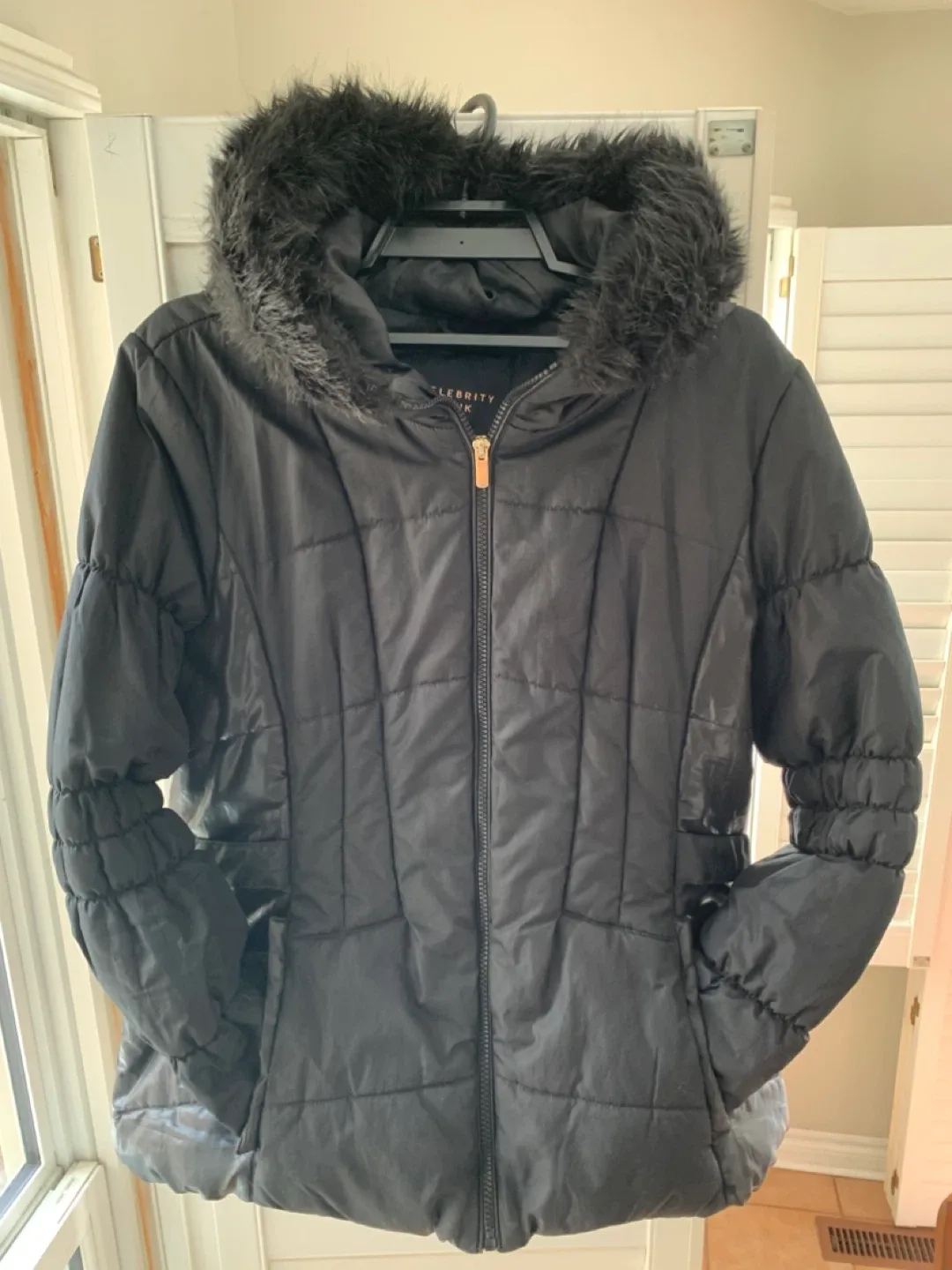 Girls Teen / Youth Hooded Winter Jacket (XL) thumbnail
