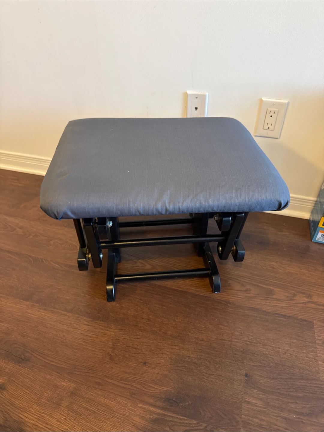 Glider Ottoman - Grey Cushion
