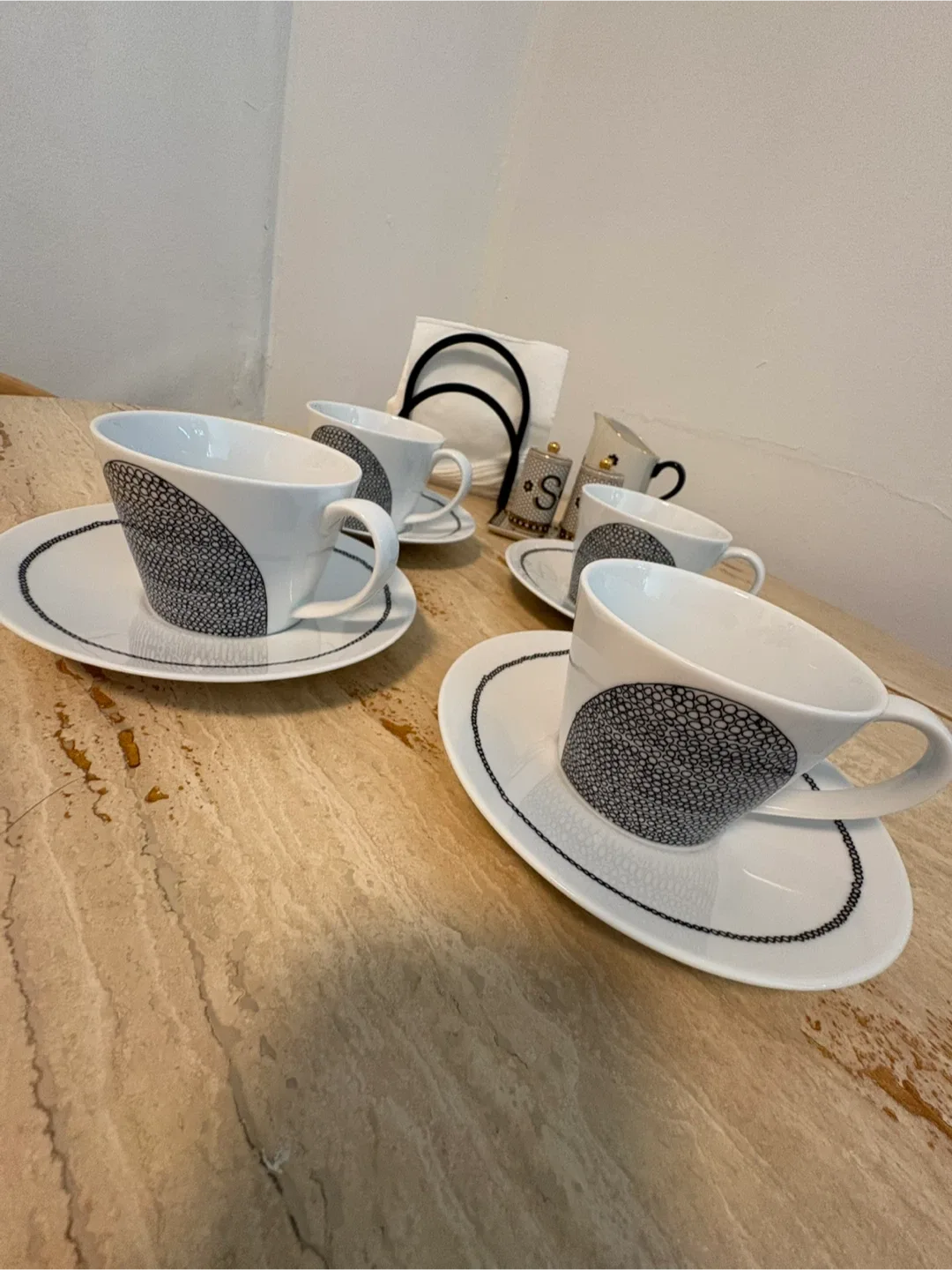 Crate & Barrel Julia Rothman Cup & Saucer Set image indicator(3)