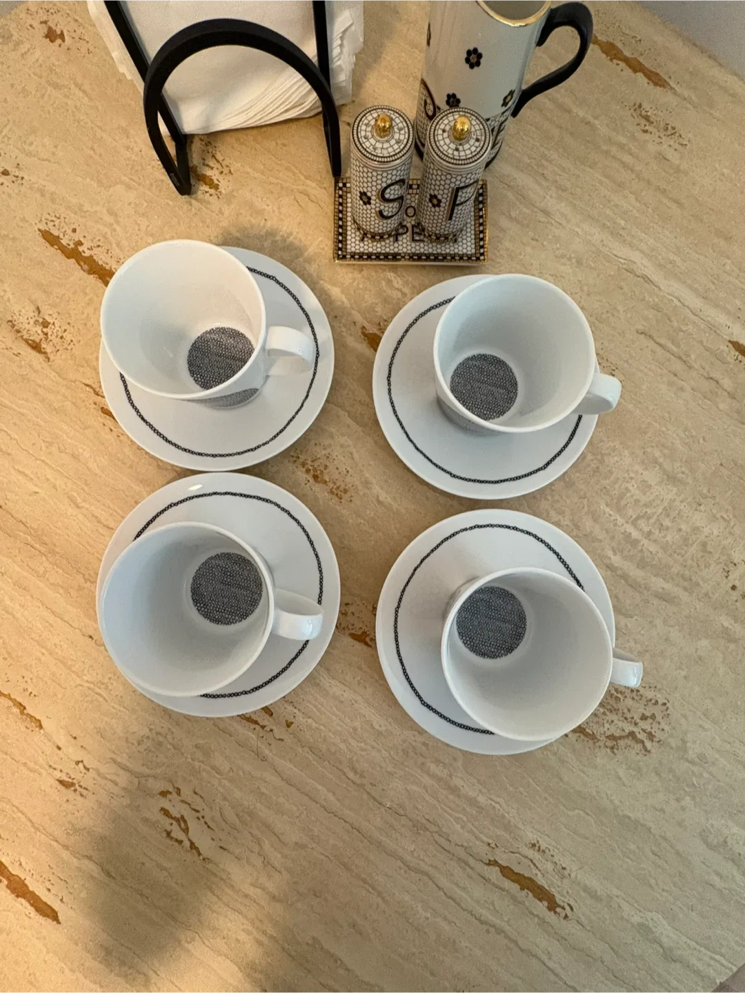 Crate & Barrel Julia Rothman Cup & Saucer Set image indicator(2)