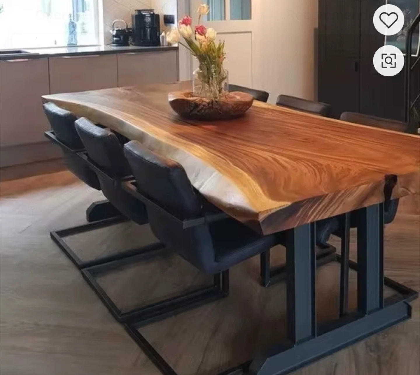Live Edge Walnut Slab Table Top (NEW)