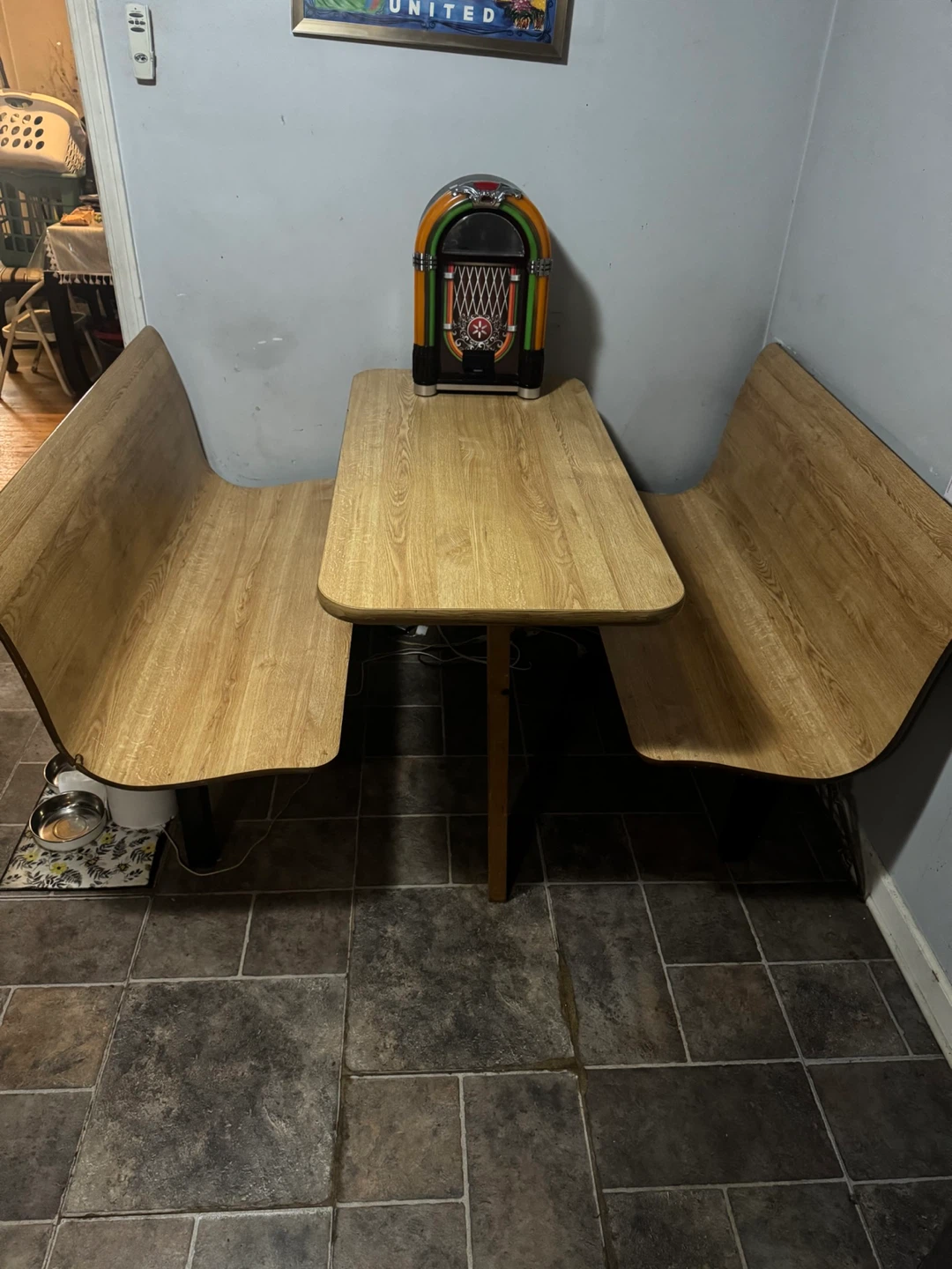 Wooden Dining Booth - photo 2