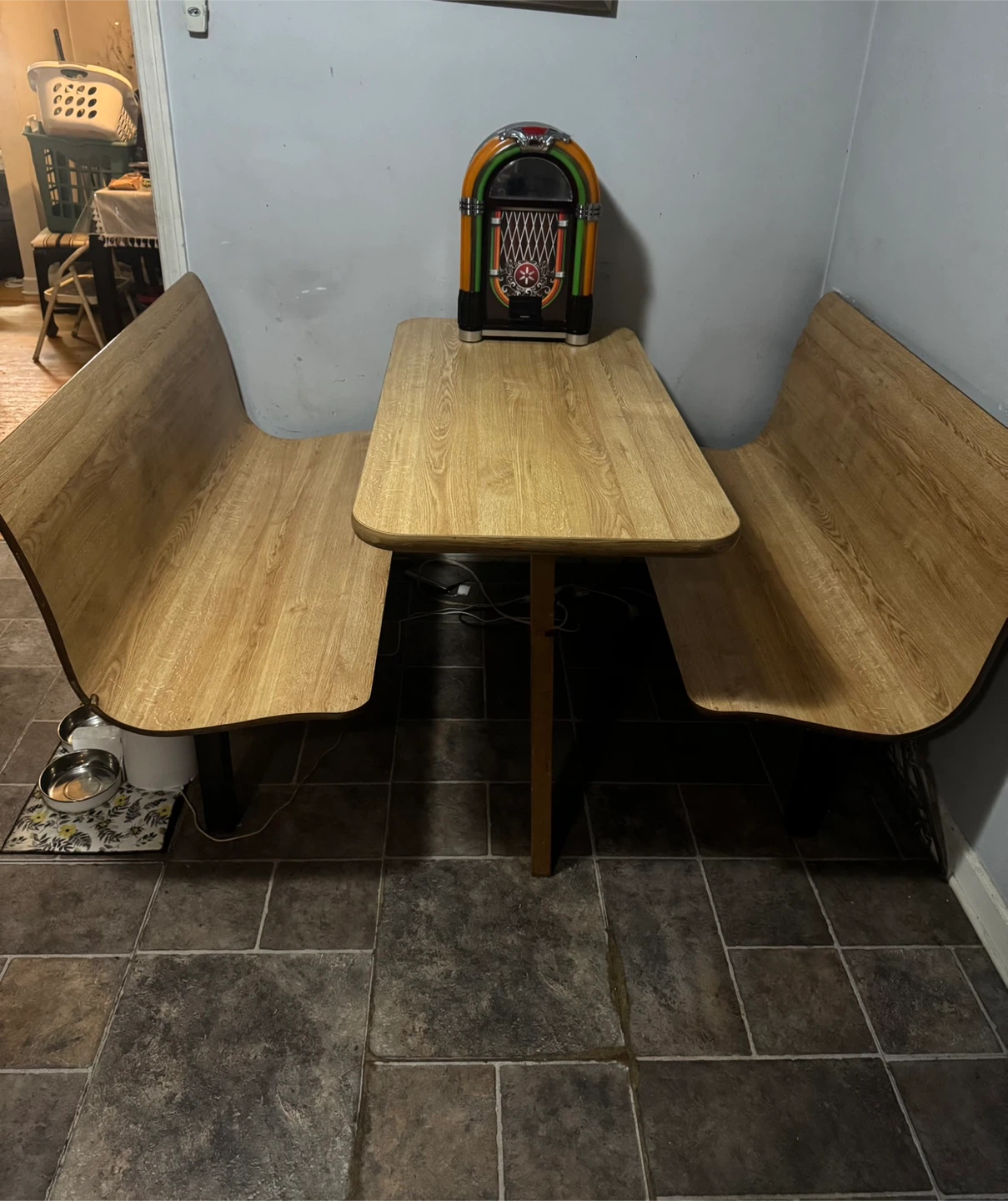 Wooden Dining Booth