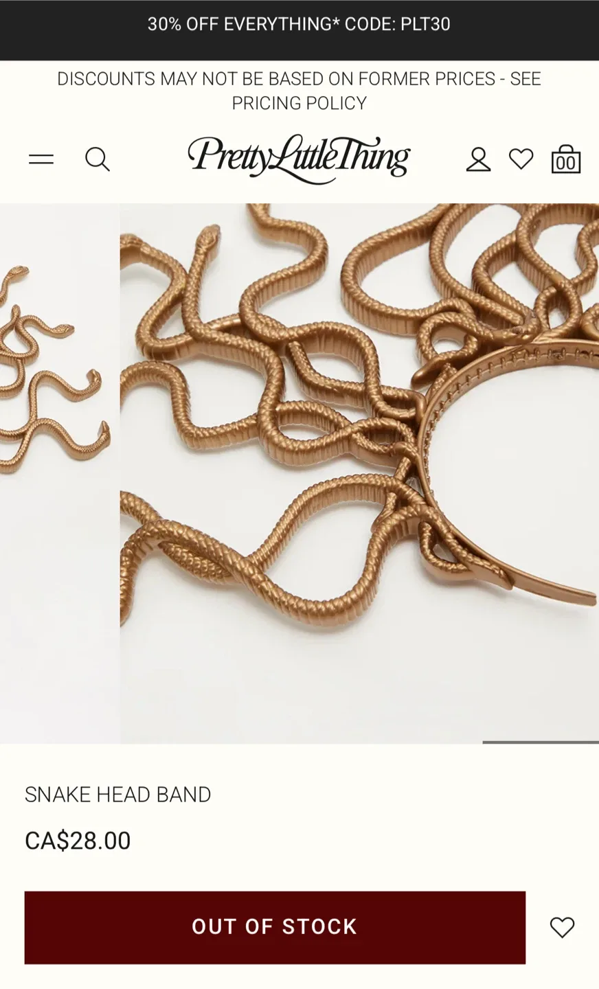 Medusa Snake Headband - Costume Accessory image indicator(6)