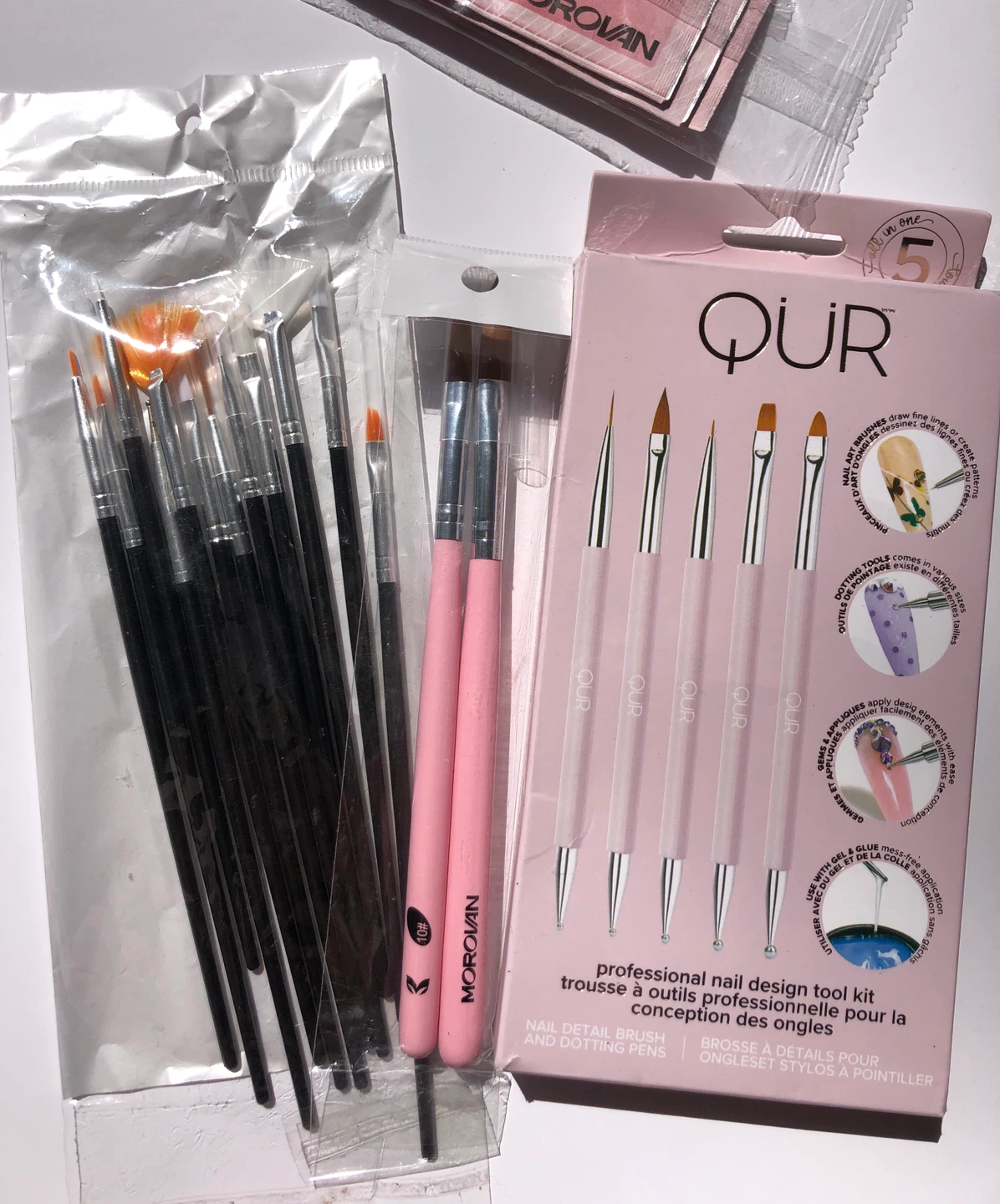 Nail Art Supplies Bundle - Morovan, Aiusa, QUR - photo 4