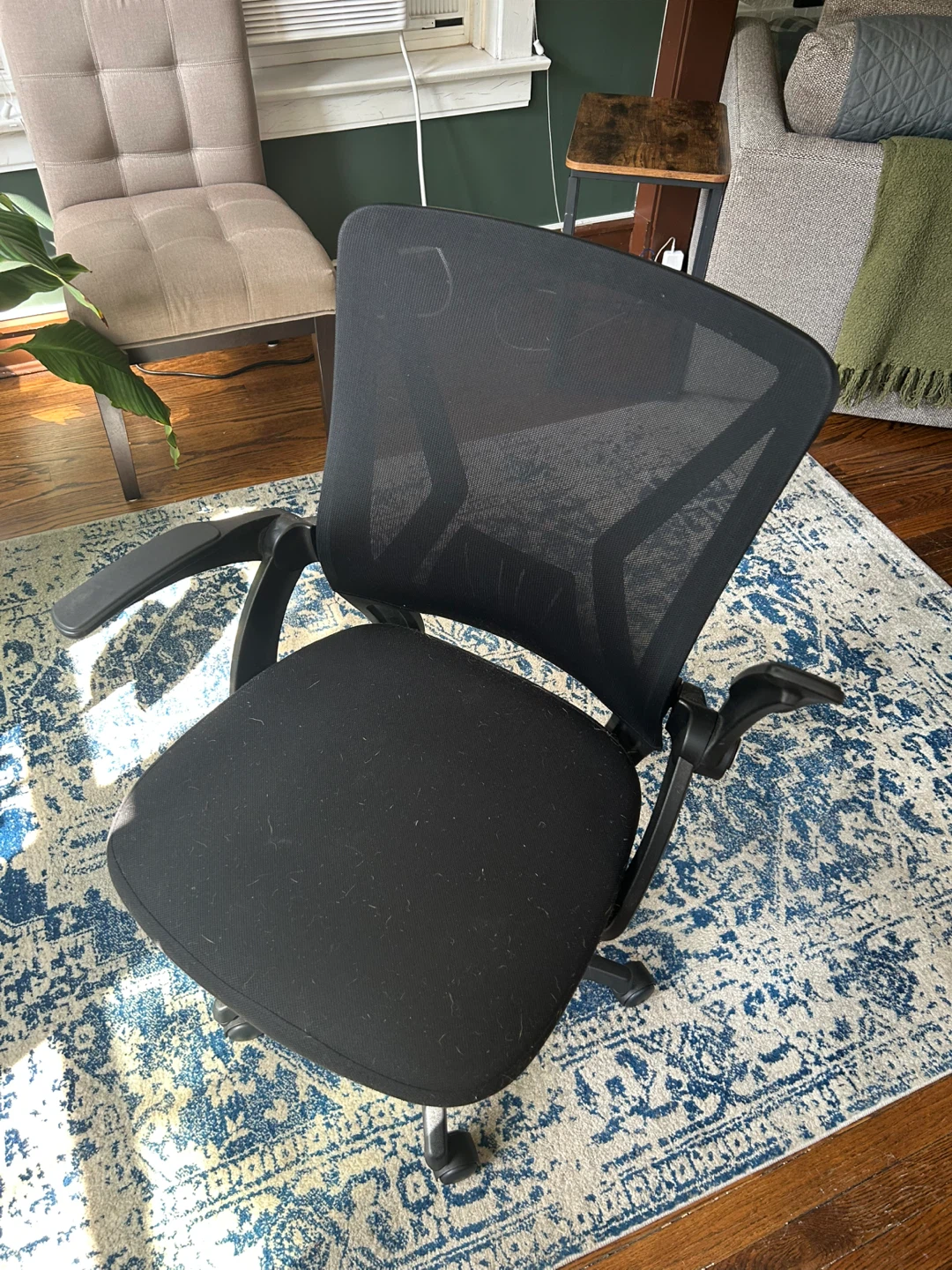 Black Office Roller Chair - photo 4