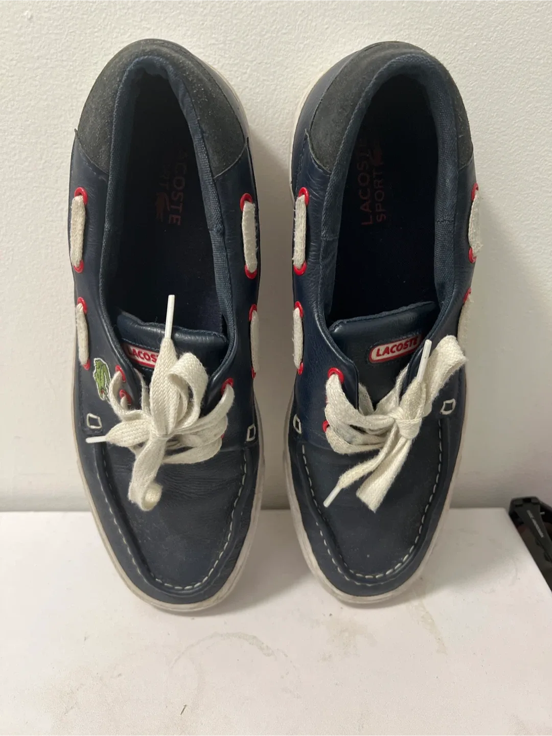 Lacoste Boat Shoes Size 10 thumbnail