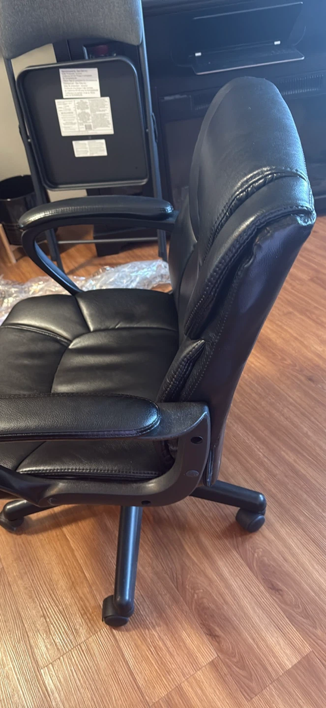 Black Leather Office Chair