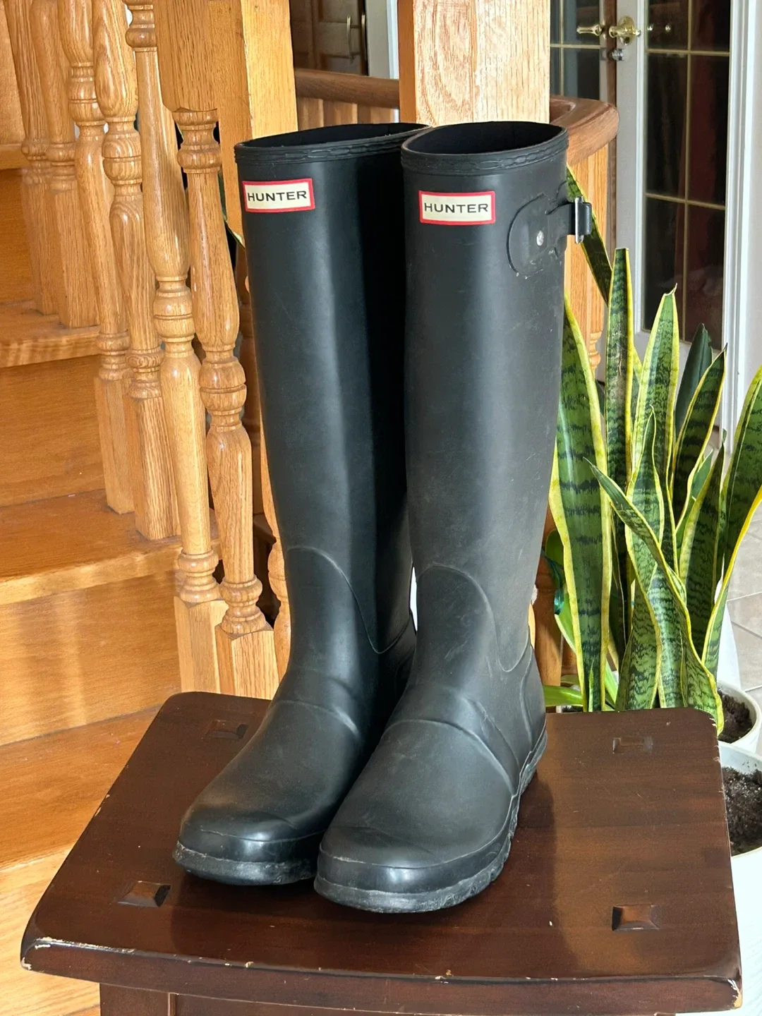 Hunter Rain Boots - Black, Women's Size 8 thumbnail