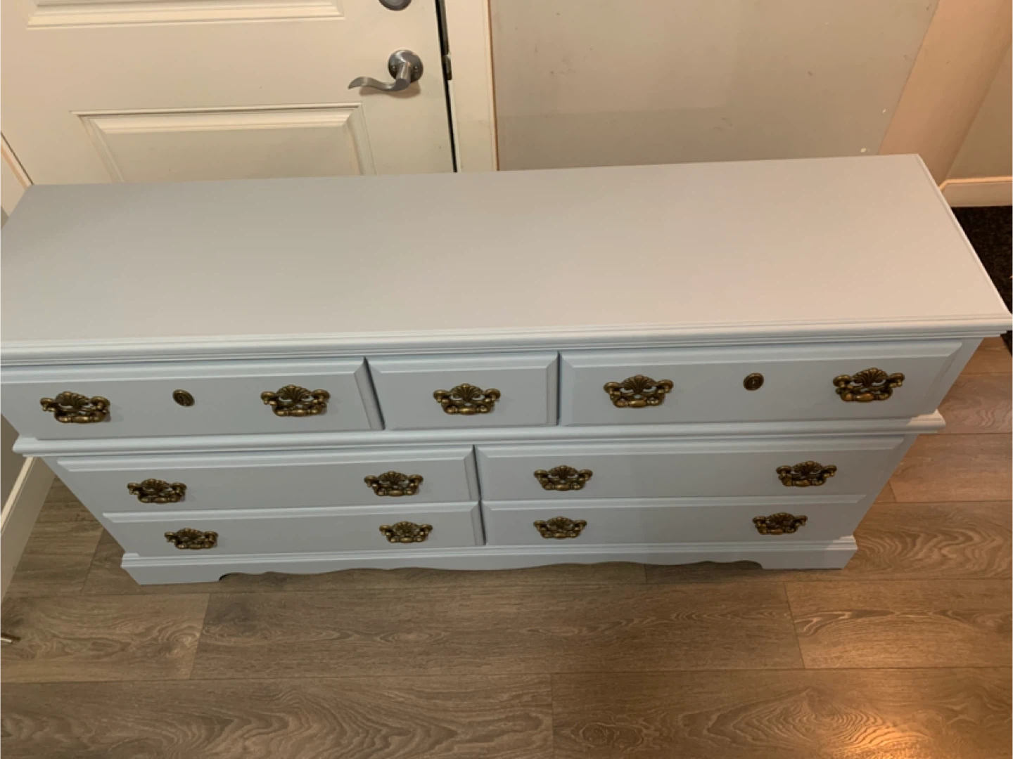 Blue dresser with Antique-Style Handles - photo 5