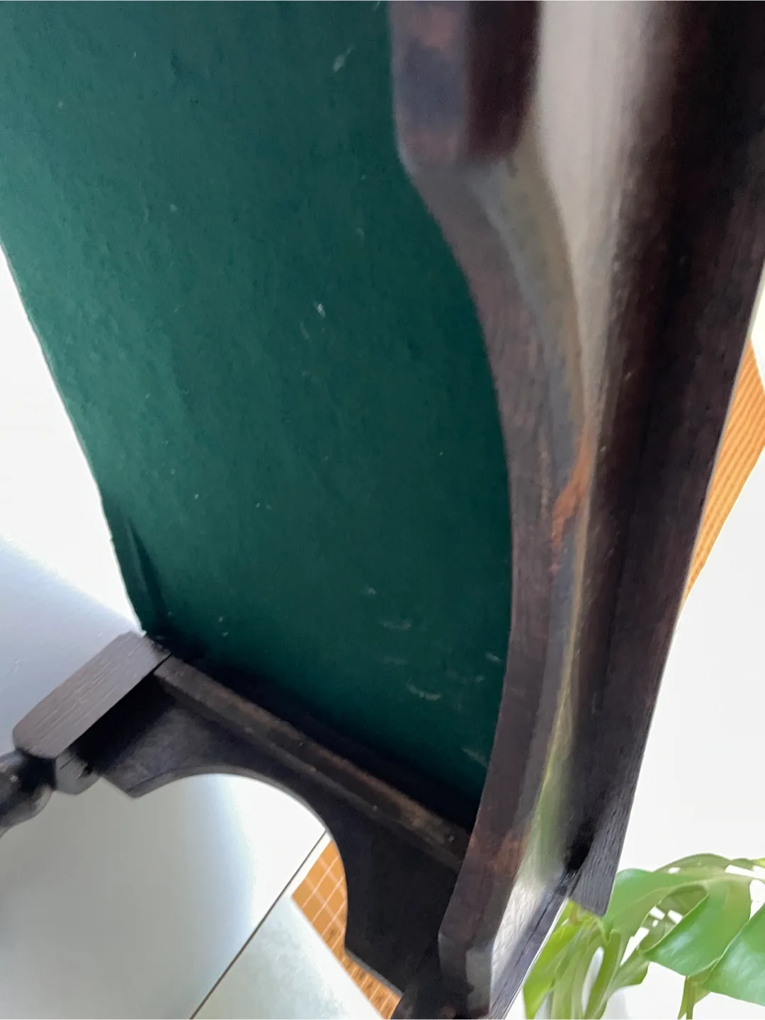 Antique Dark Wood Side Table image indicator(5)