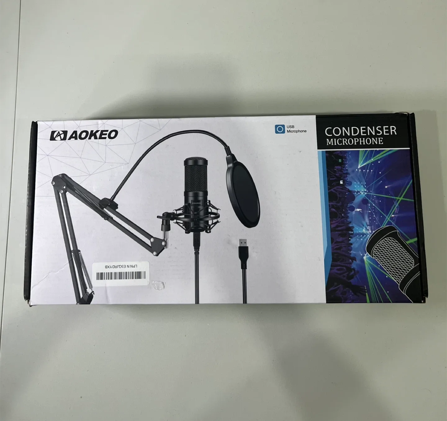 Aokeo USB Condenser Microphone Kit - New in Box image indicator(2)