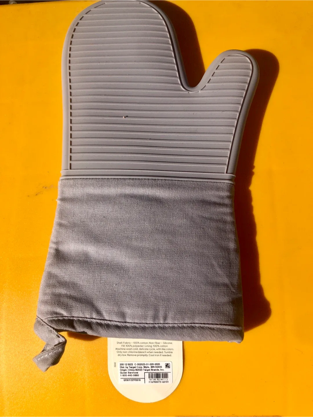 Oven Mitt heat-resistant silicone cooking gloves image indicator(2)