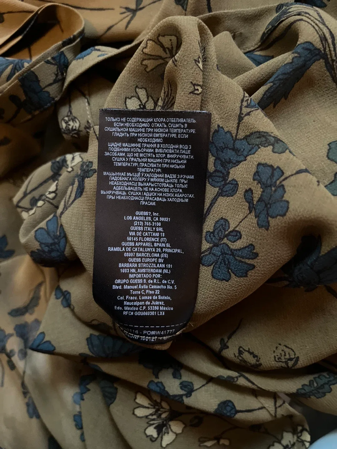 Guess Floral Print Blouse - Size XS image indicator(7)