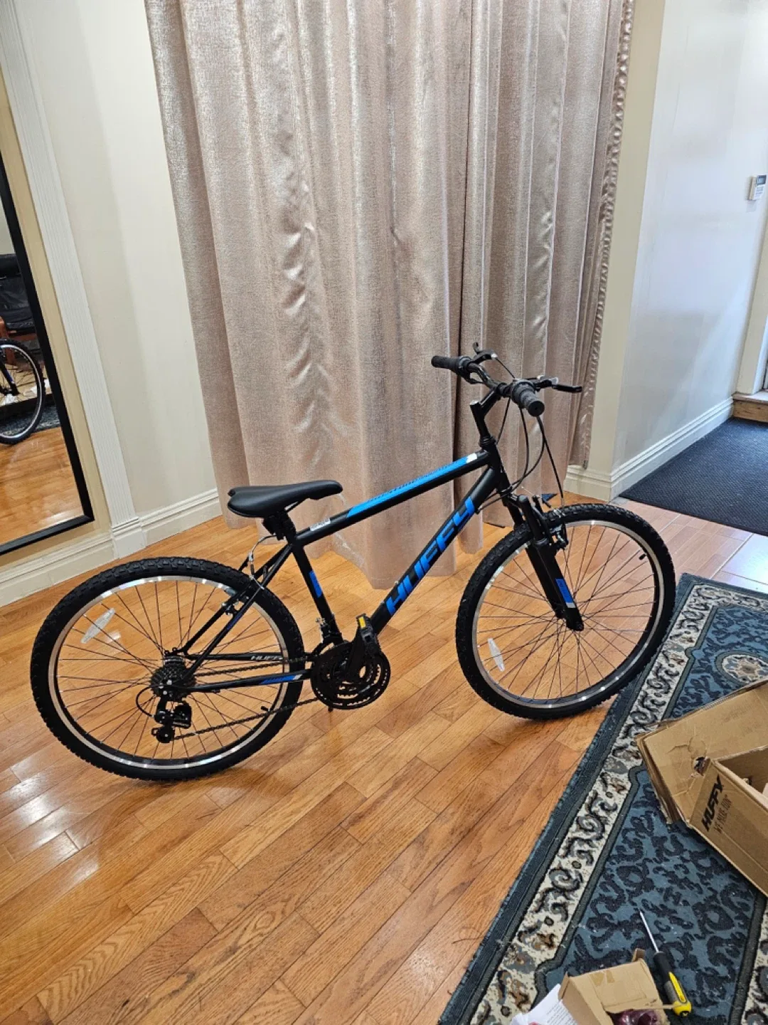 Huffy Mountain Bike - Blue/Black image indicator(2)