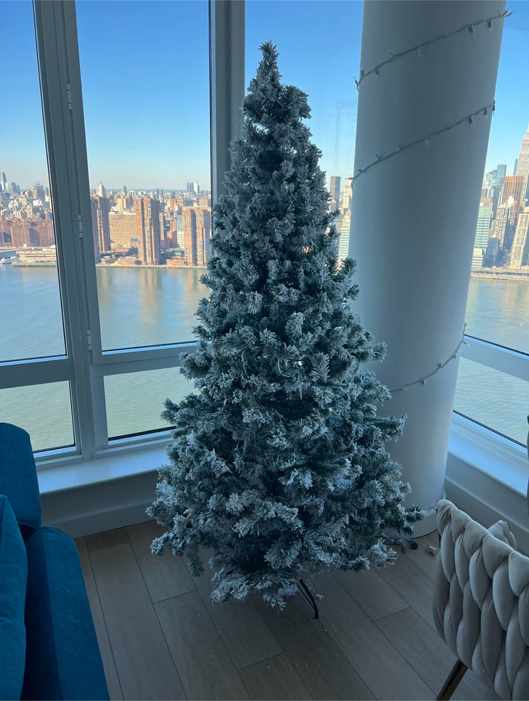 Frosted Christmas Tree 7 ft