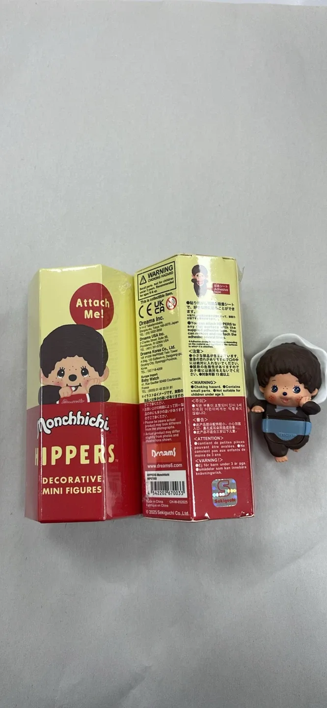 ‼️AUTHENTIC ‼️Monchhichi HIPPER Decorative Mini Figure thumbnail