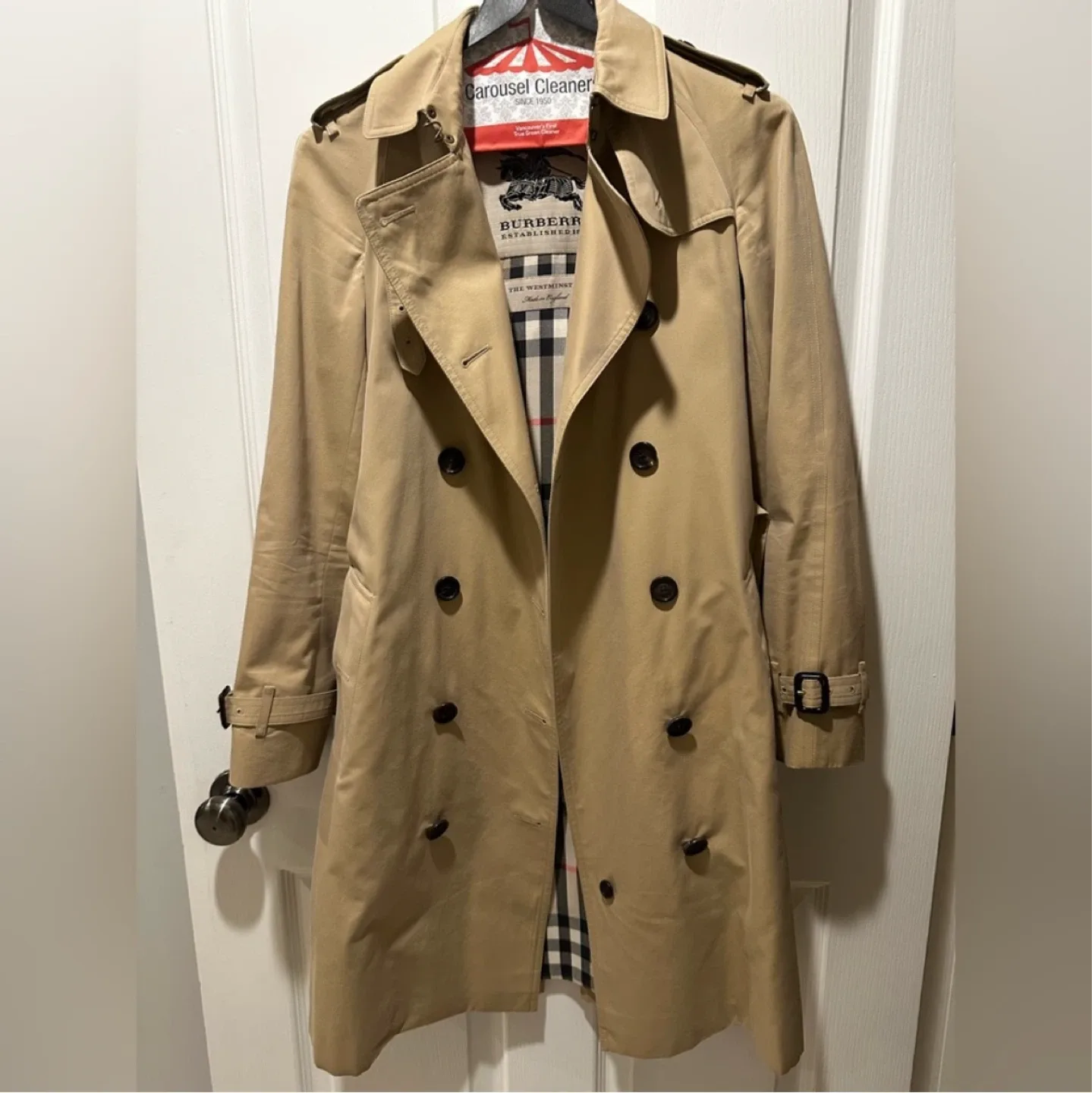 Burberry Westminster Trench Coat - Size 14 thumbnail