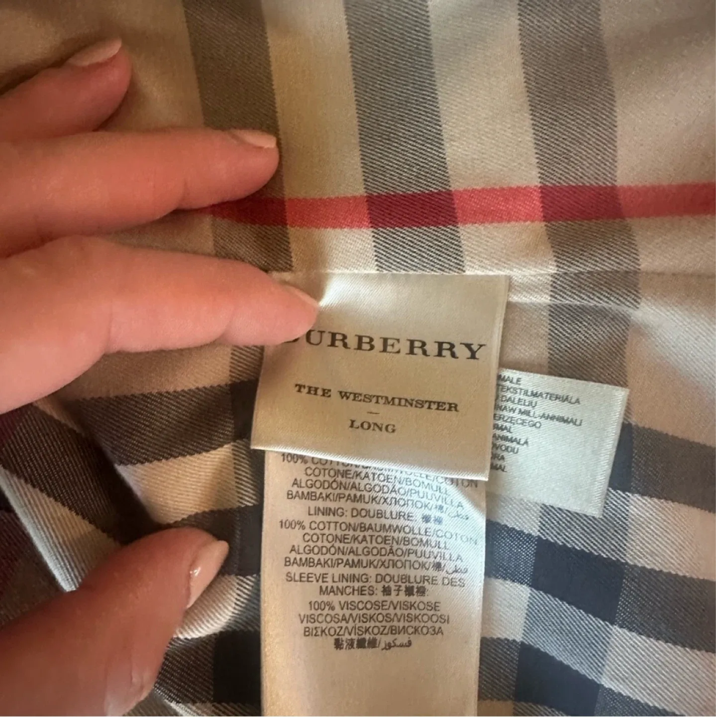 Burberry Westminster Trench Coat image indicator(10)