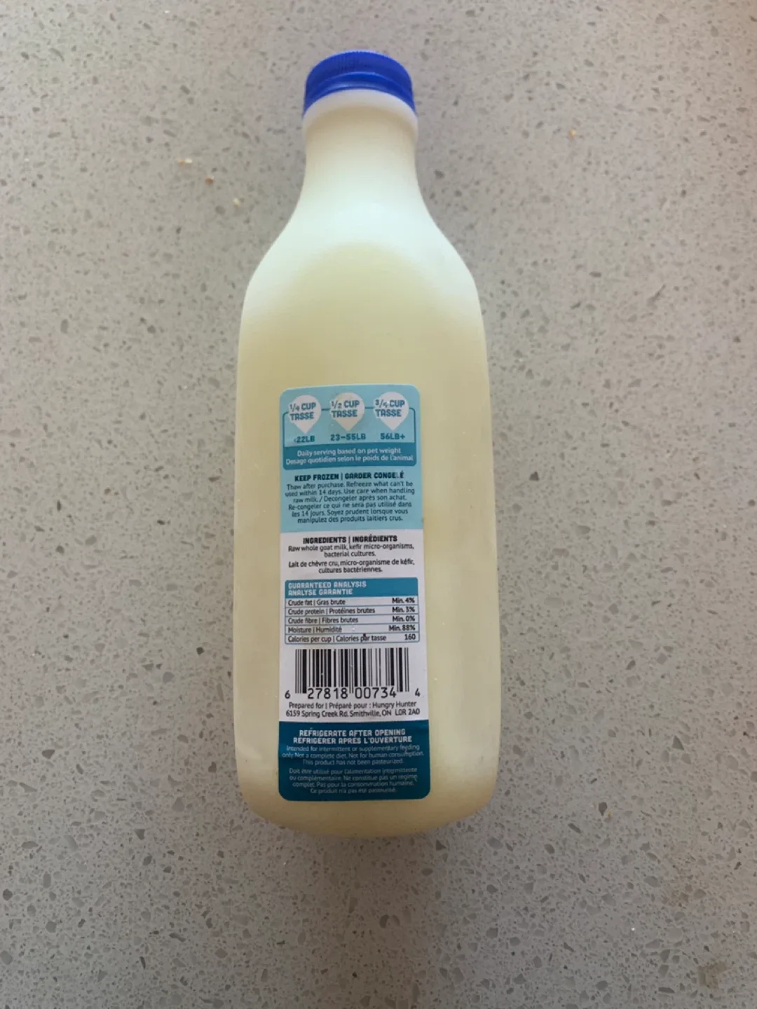 ‼️MOVING SALE‼️ Hungry Hunter Goat Milk - 975 mL image indicator(2)