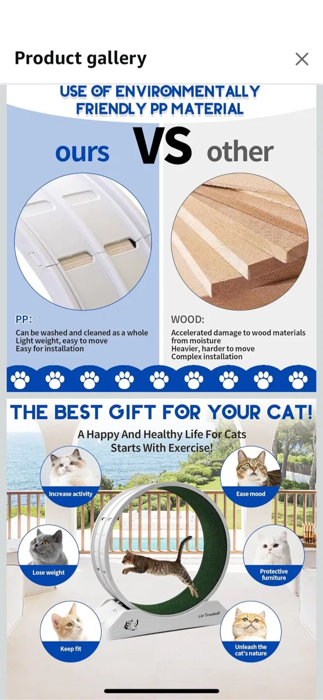 Homegroove Cat Exercise Wheel - Large Size image indicator(4)