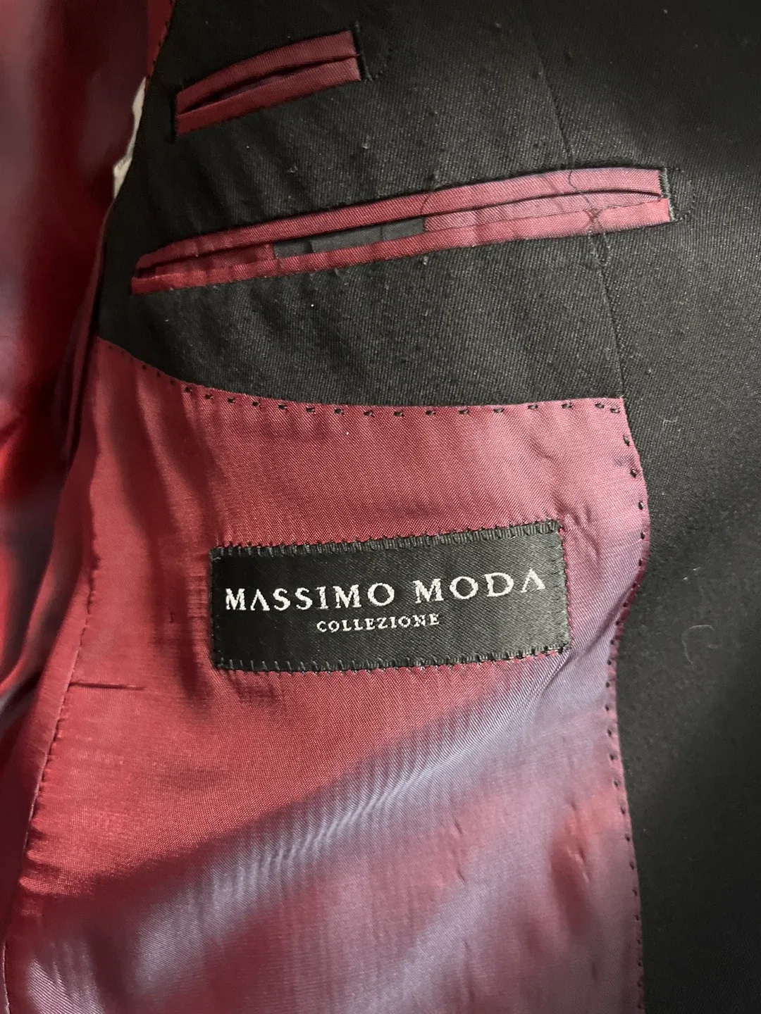 Massimo Moda Black Blazer image indicator(2)