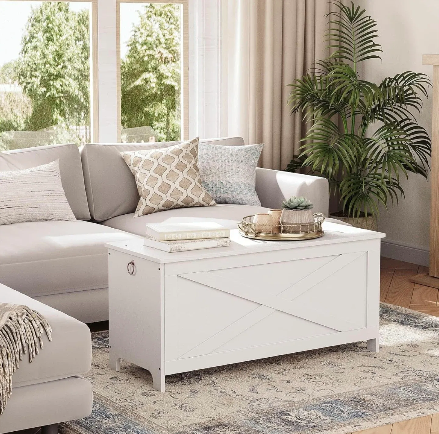 New storage bench $40 price firm (READ DESCRIPTION) thumbnail