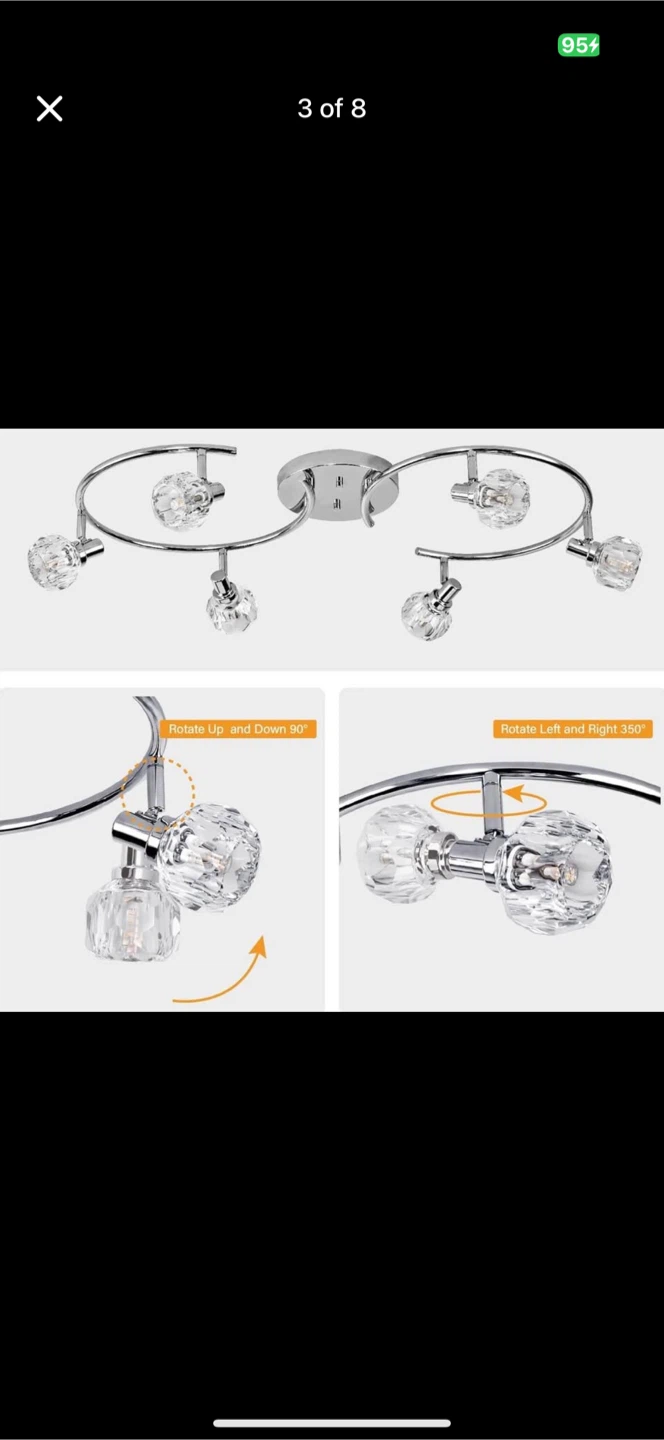 new 6 lights Flexible and Rotatable Light Head - photo 3