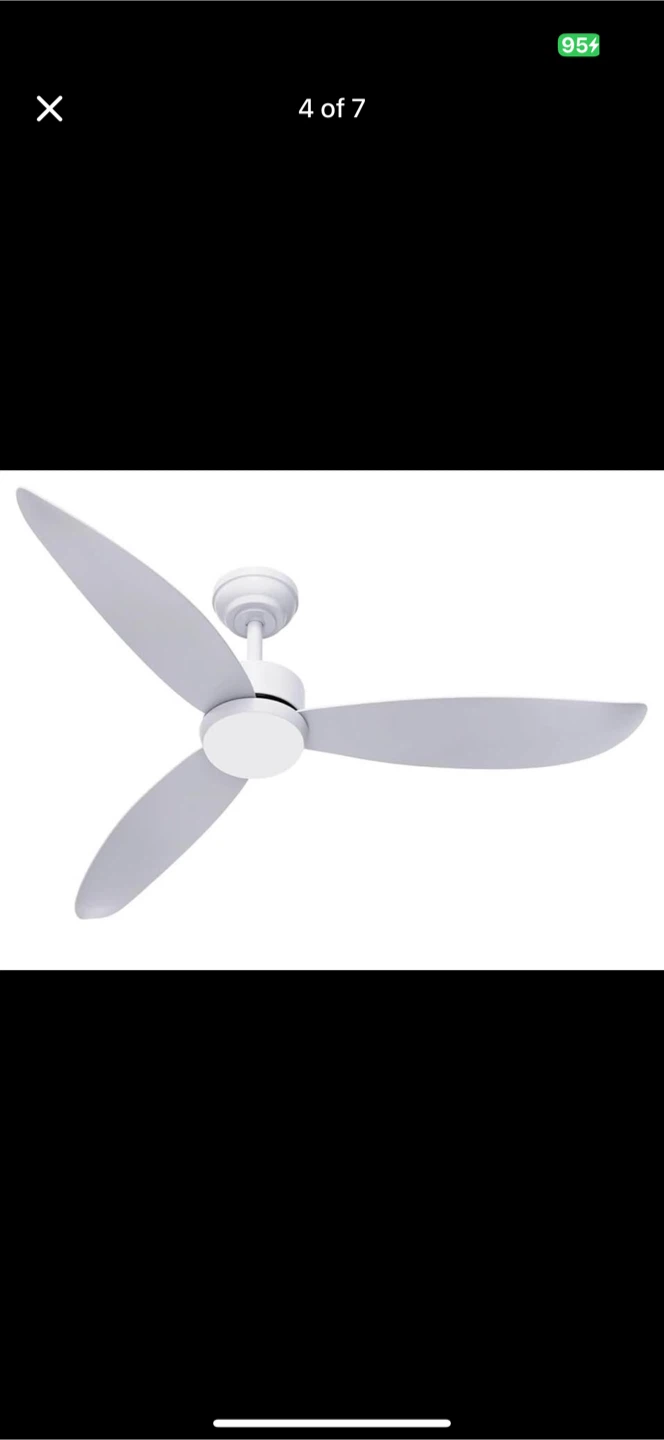 new brown color 52'' Ceiling Fan with Remote Control - photo 4