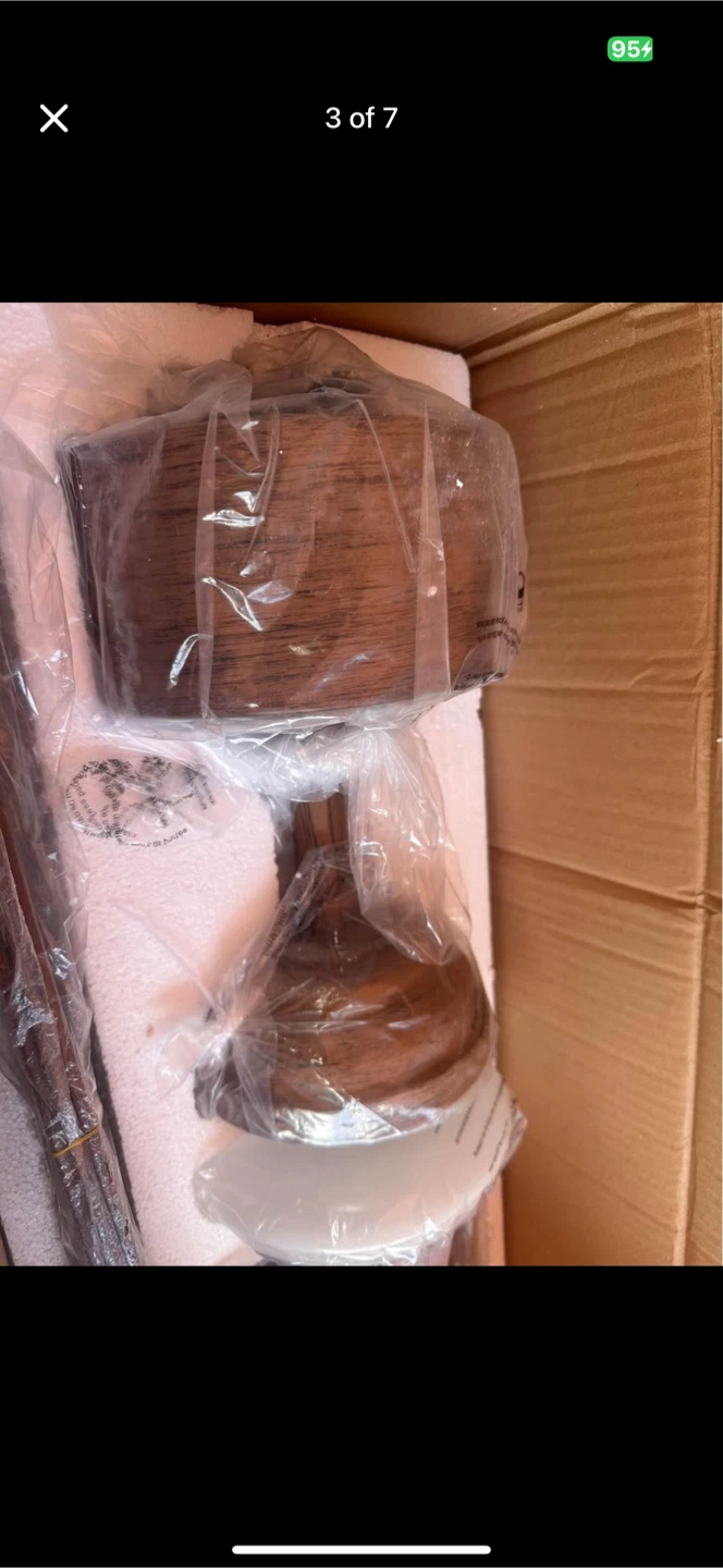 new brown color 52'' Ceiling Fan with Remote Control - photo 3