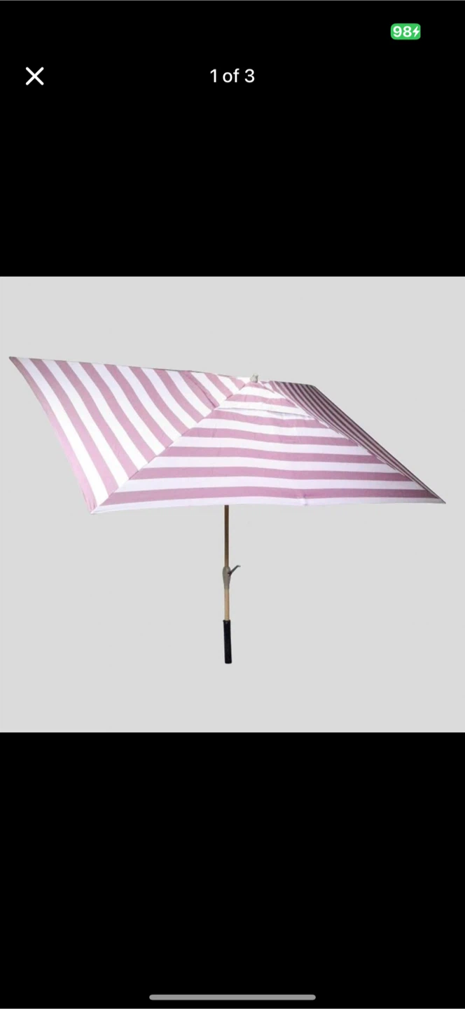 new 10x6 outdoor patio umbrella