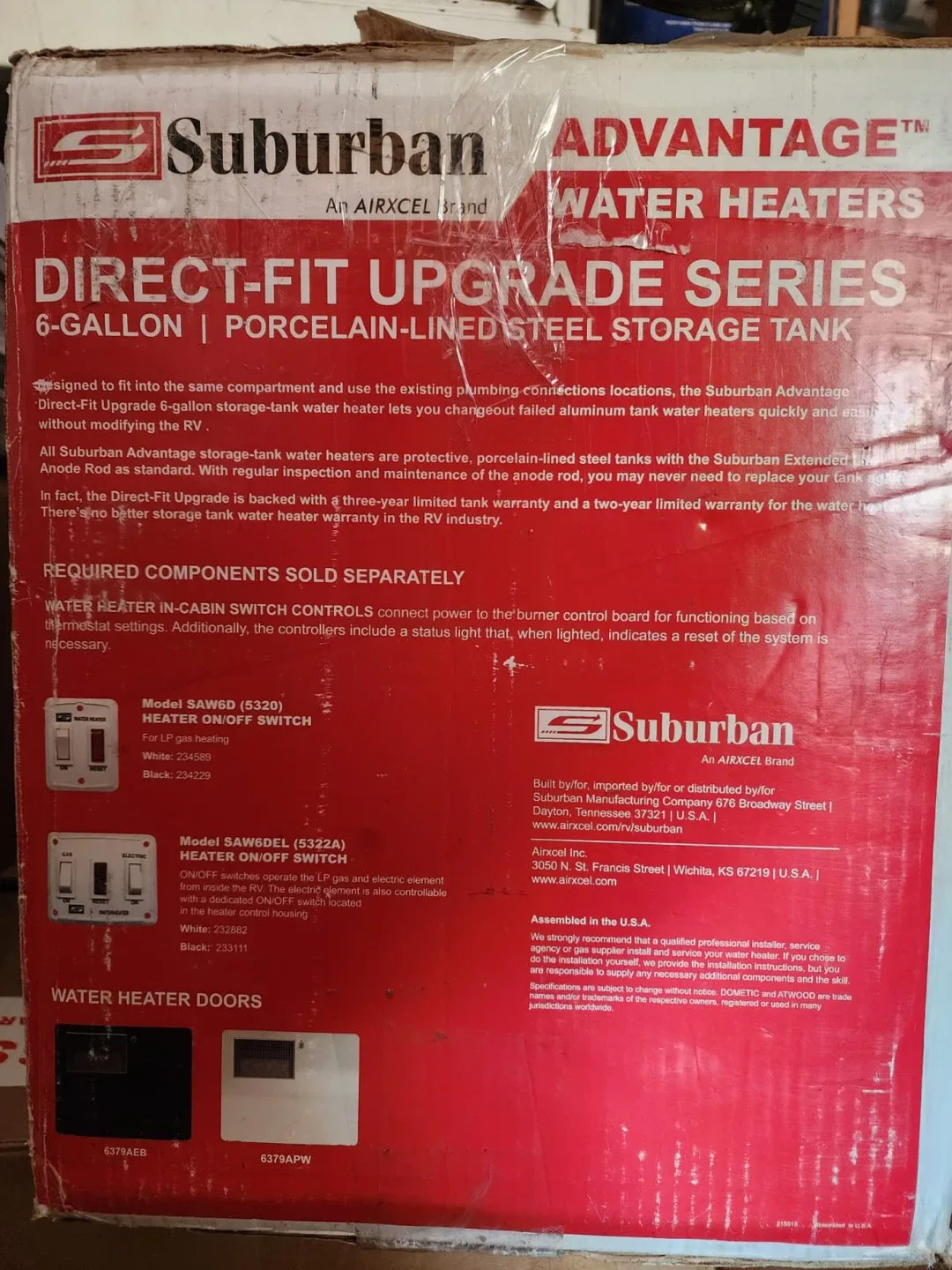 NewSuburban 5321A Direct Spark Ignition (DSI) 6 Gallon Advantage image indicator(9)