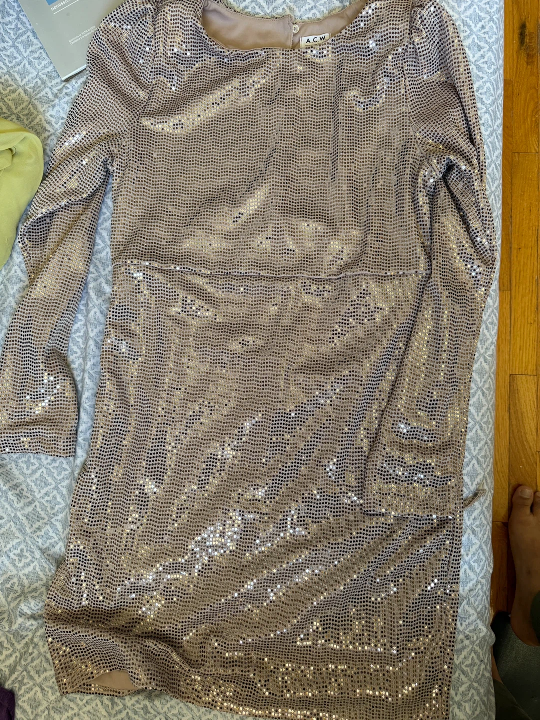 ACW Sequin Long Sleeve Dress