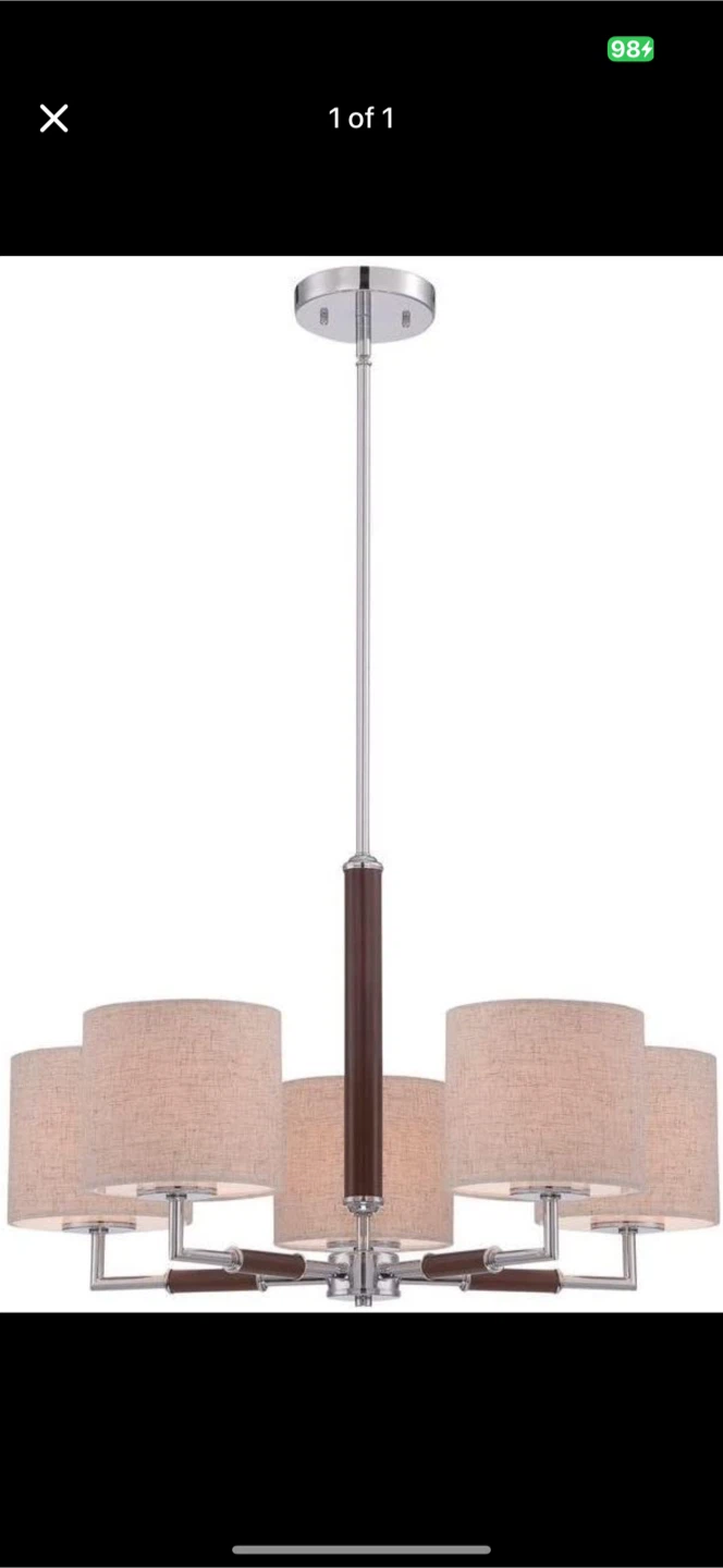 new Jones 5 Light Pendant