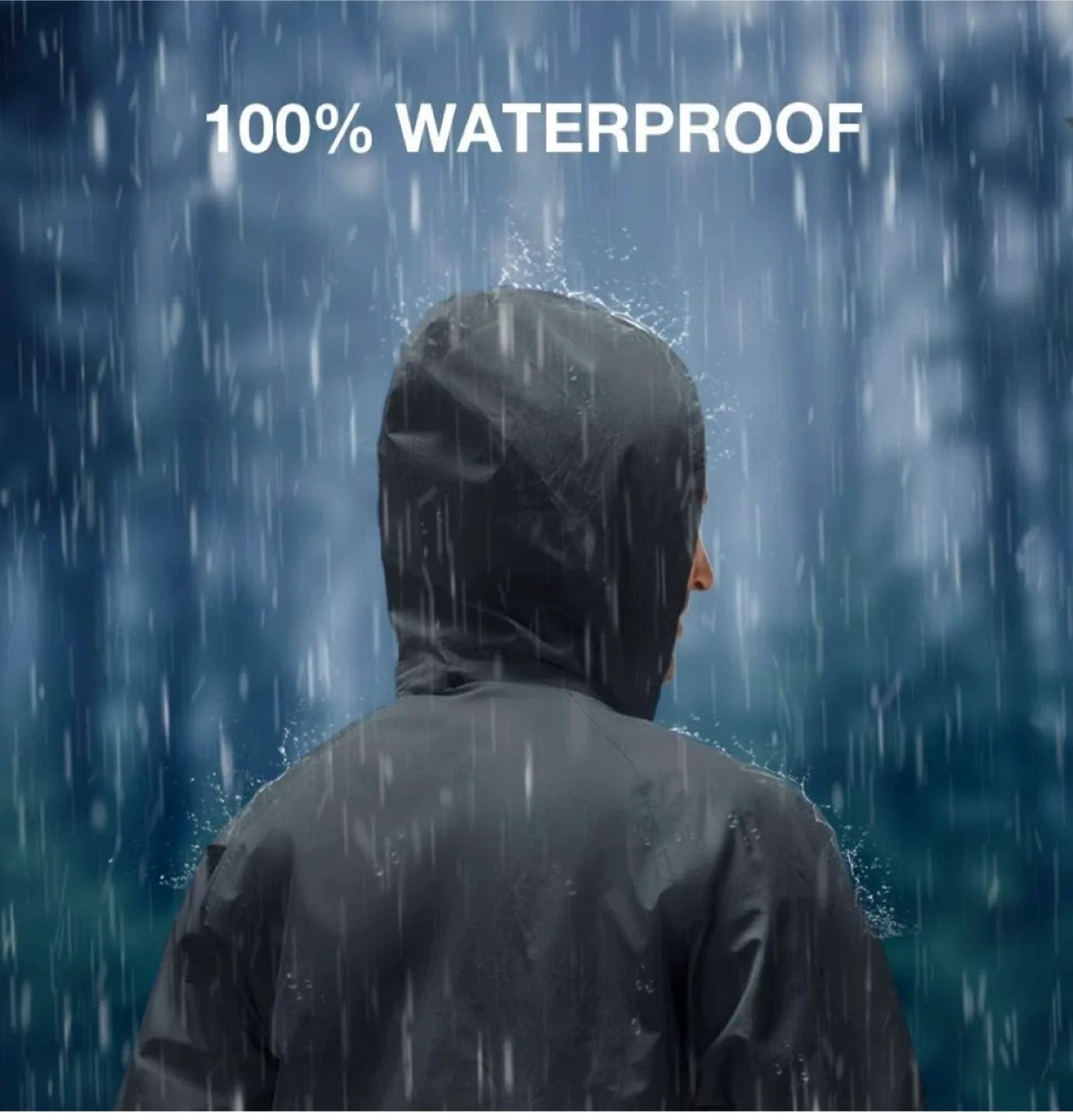 New xl Tidewe Waterproof Rain Suit - Breathable & Windproof image indicator(3)