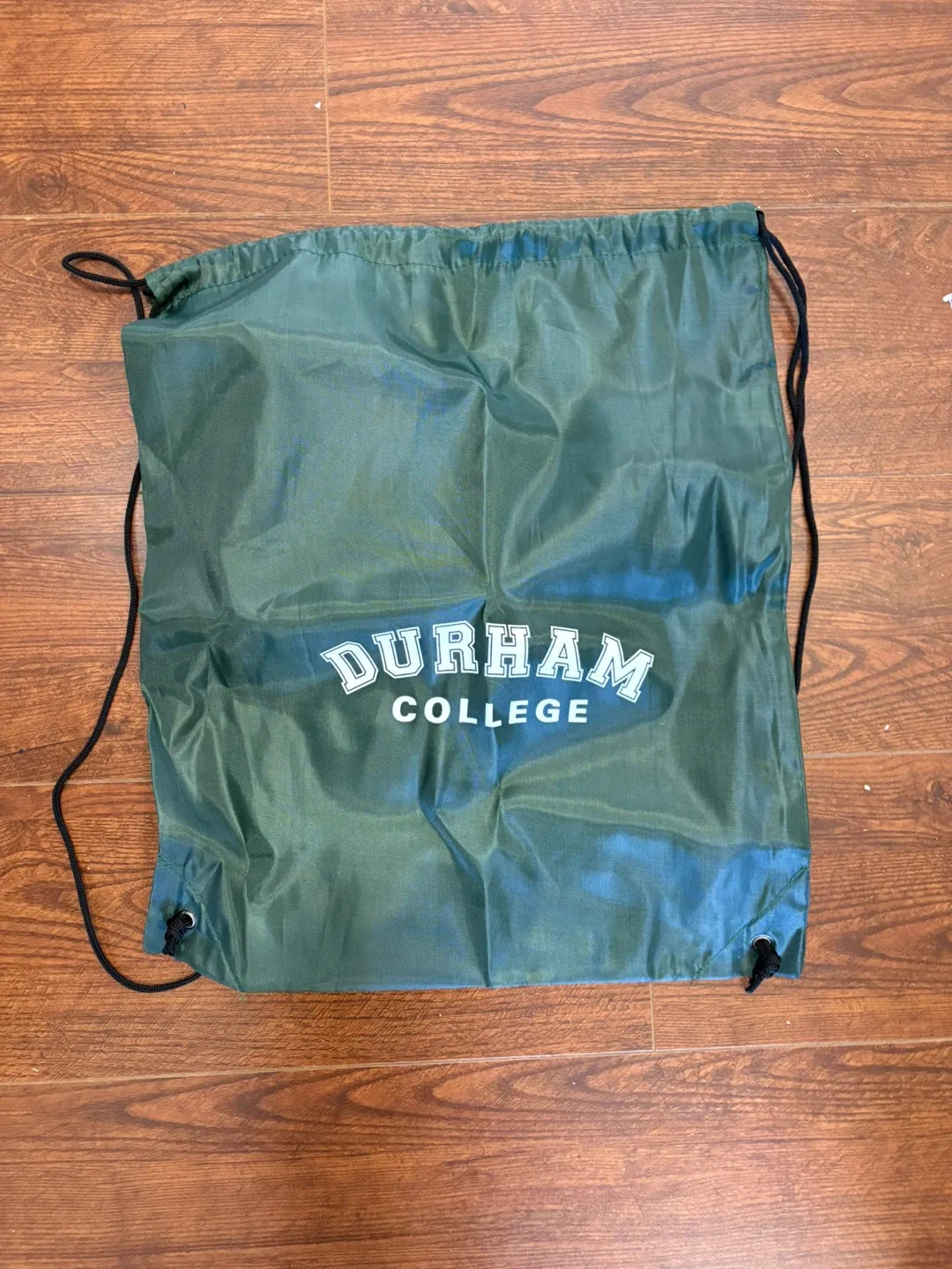 Durham College Drawstring Bag- Green thumbnail