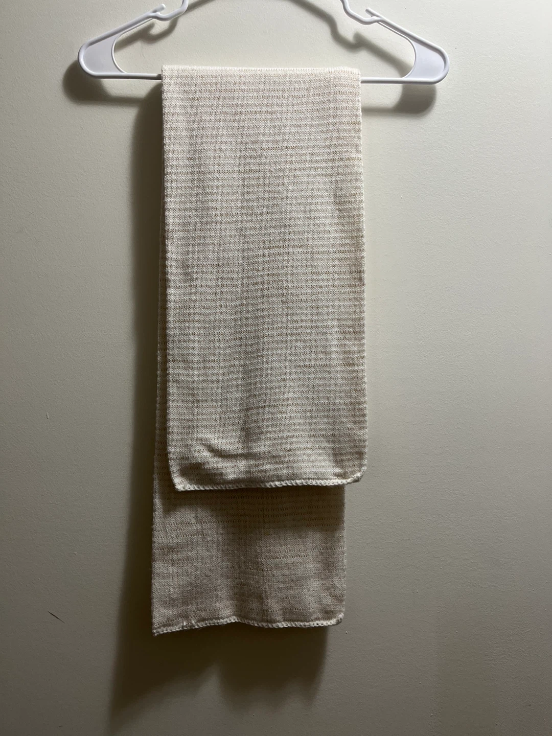 Cozy White Knit winter Scarf - photo 5