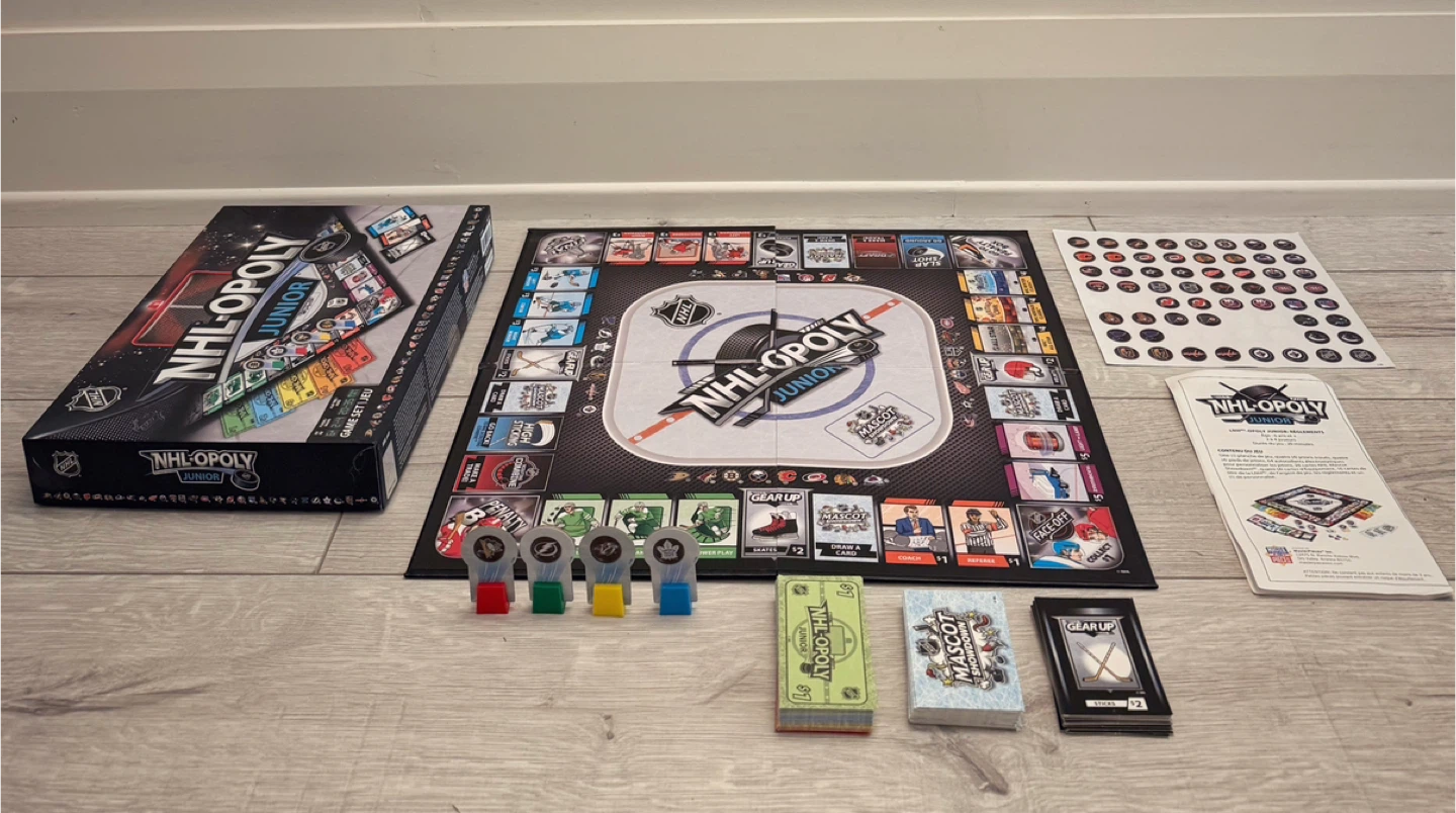 NHL-OPOLY Junior Board Game - photo 2
